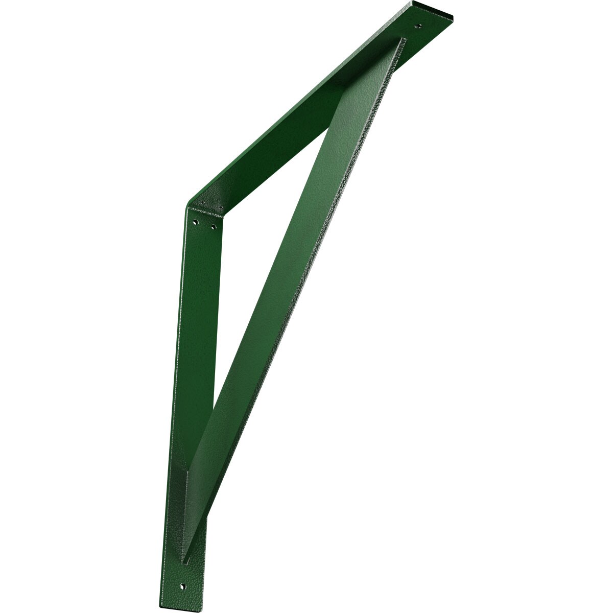 Ekena Millwork BKTM02X20X20TRHDG Traditional 20-in x 2-in x 20-in Green Steel Countertop support bracket