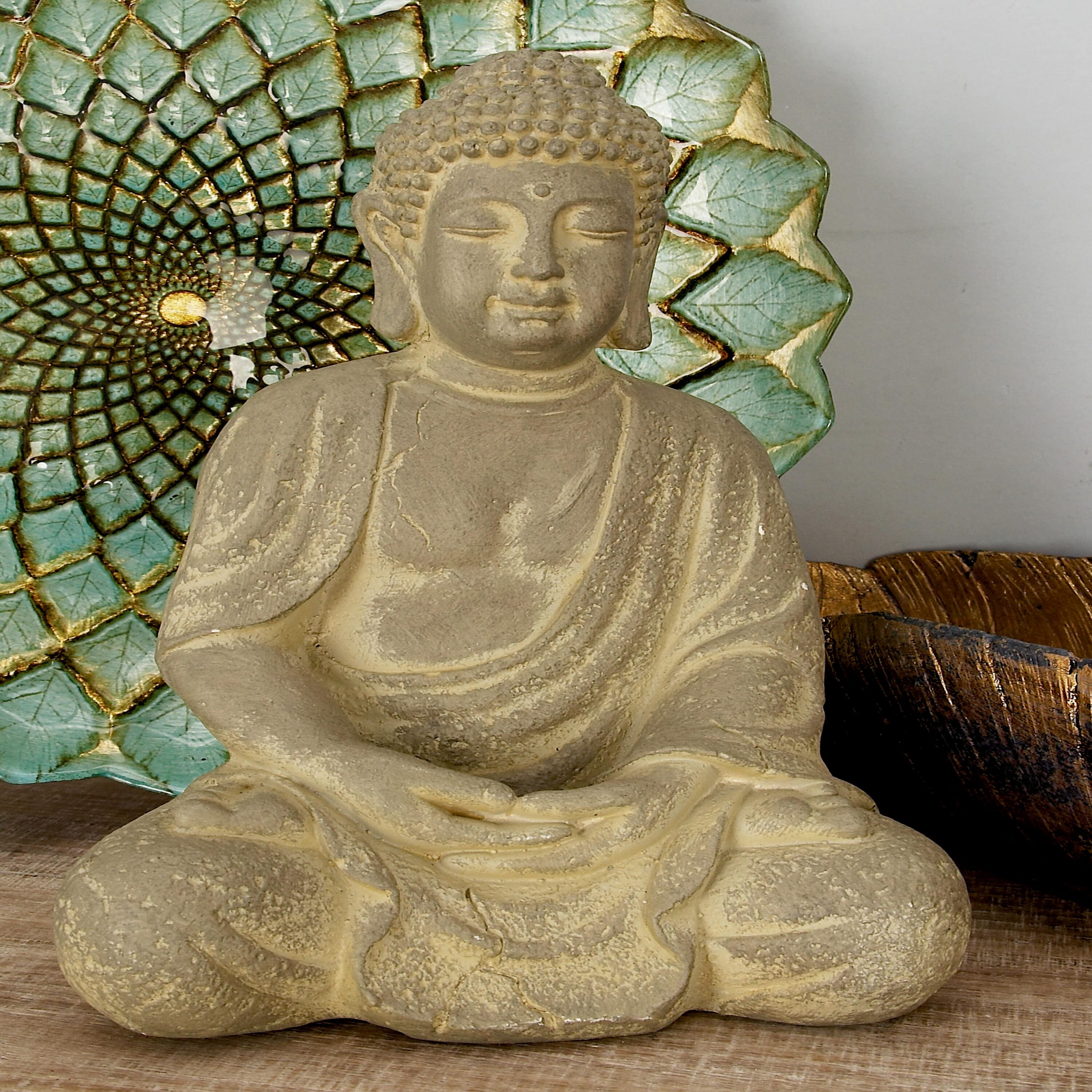 Grayson Lane 50809 Brown Ceramic Art deco Sculpture