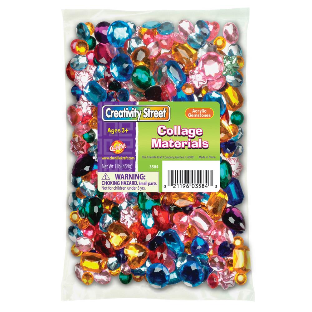 Creativity Street® Acrylic Gemstones, 1 lb