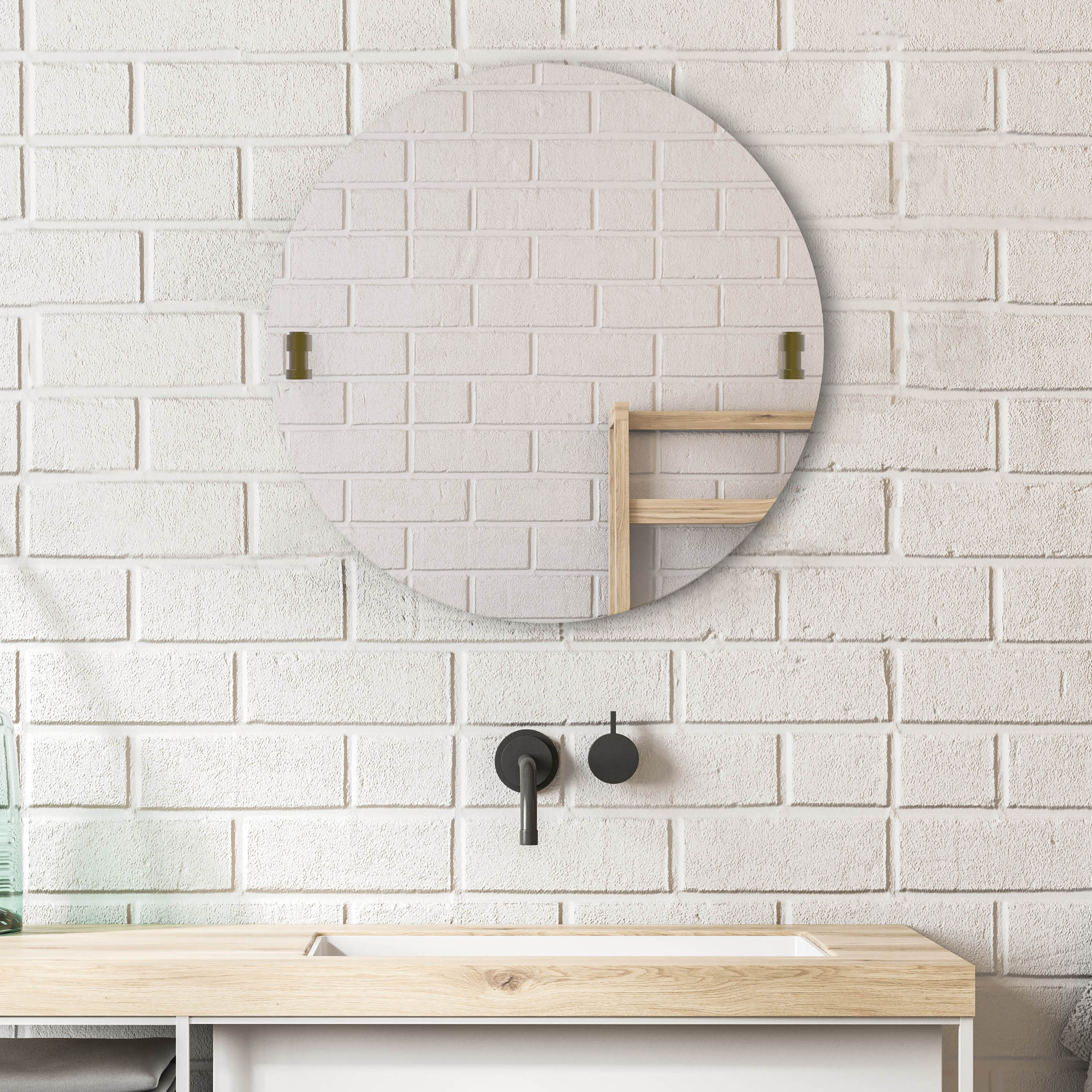 Allied Brass WS-90-ABR Framed-Bath-Mirrors - View #4