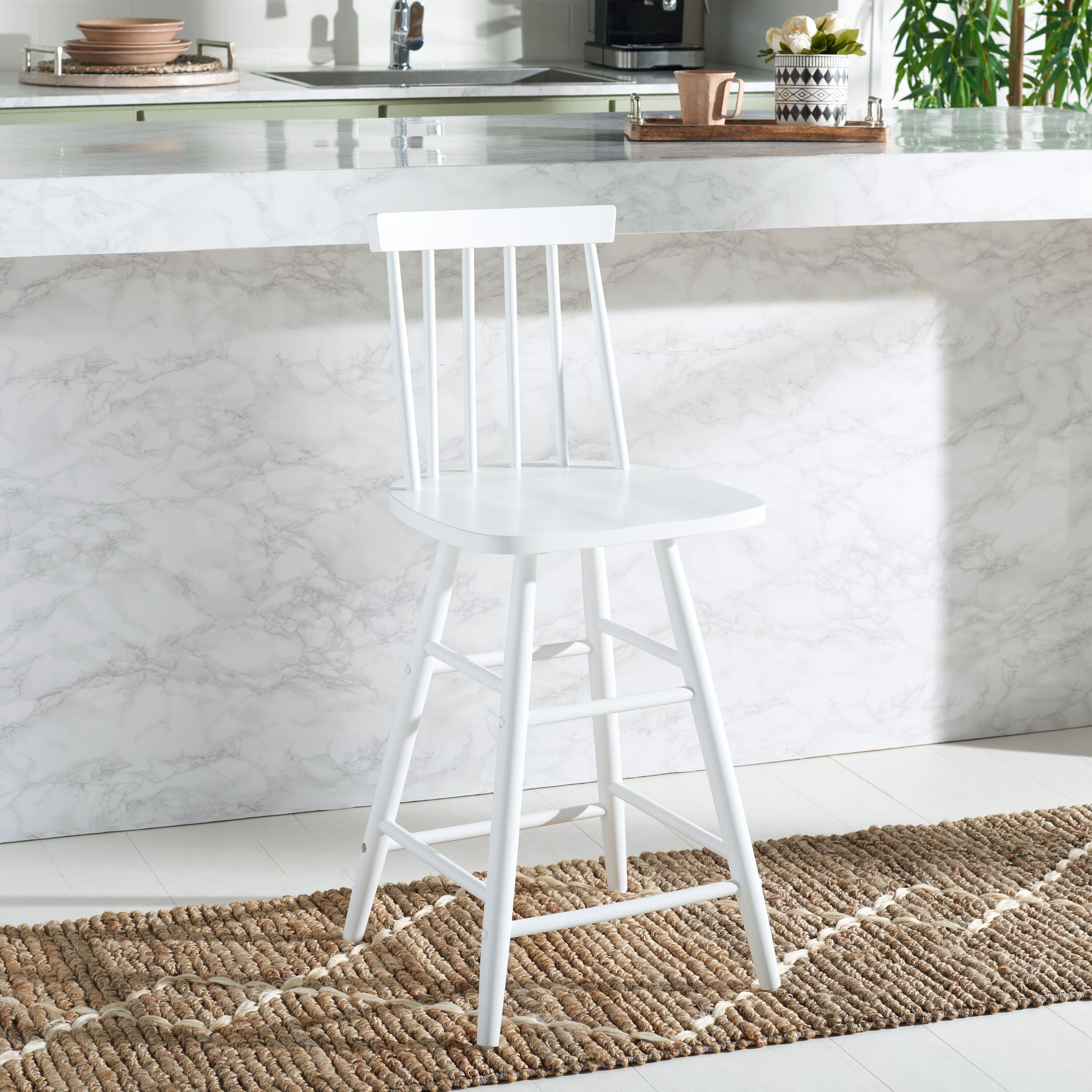 Lowes white best sale bar stools