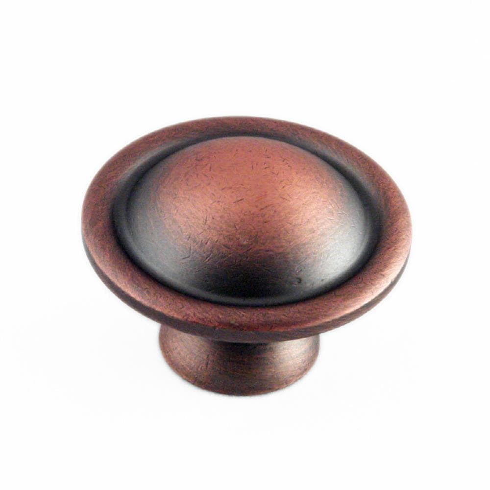 RK International CK 9304-DC Distressed copper Round Transitional Cabinet Knob