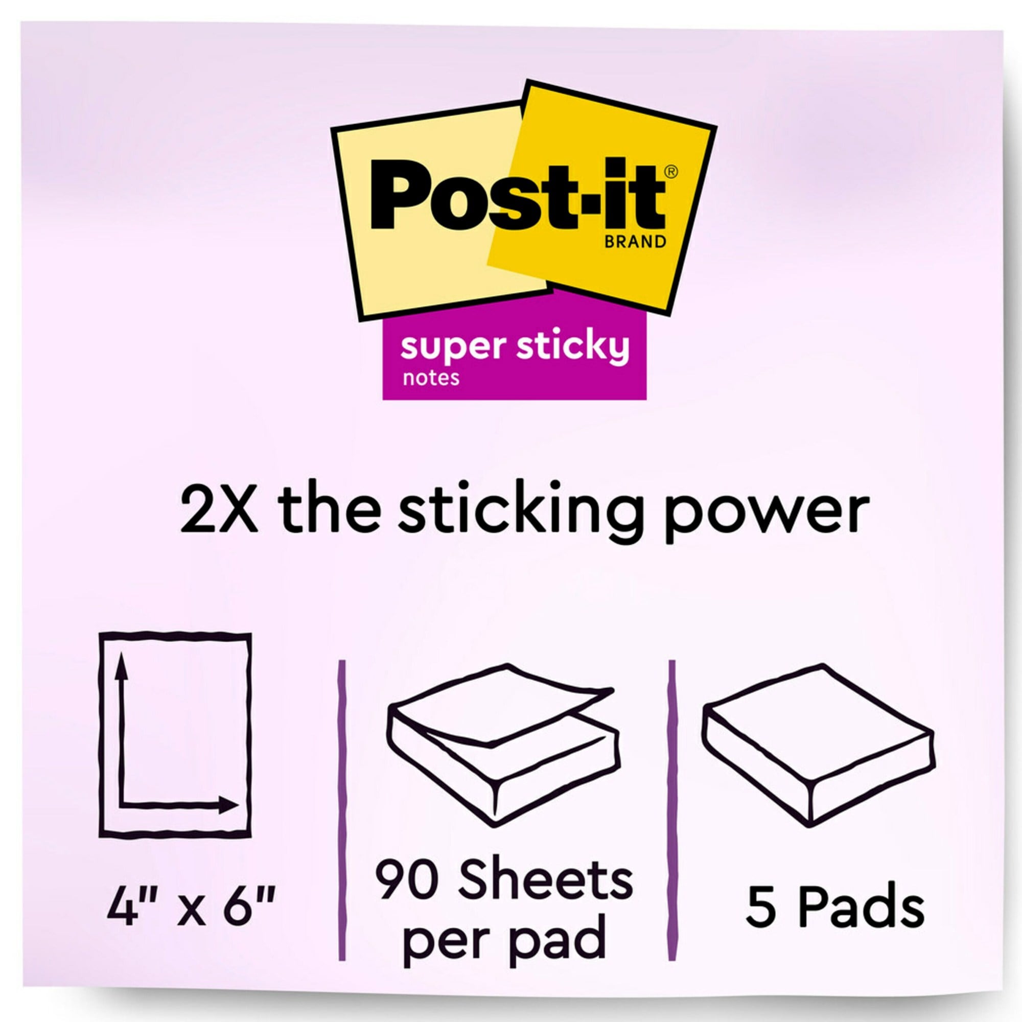 Post-it MMM6605SSCY Sticky-Notes - View #2