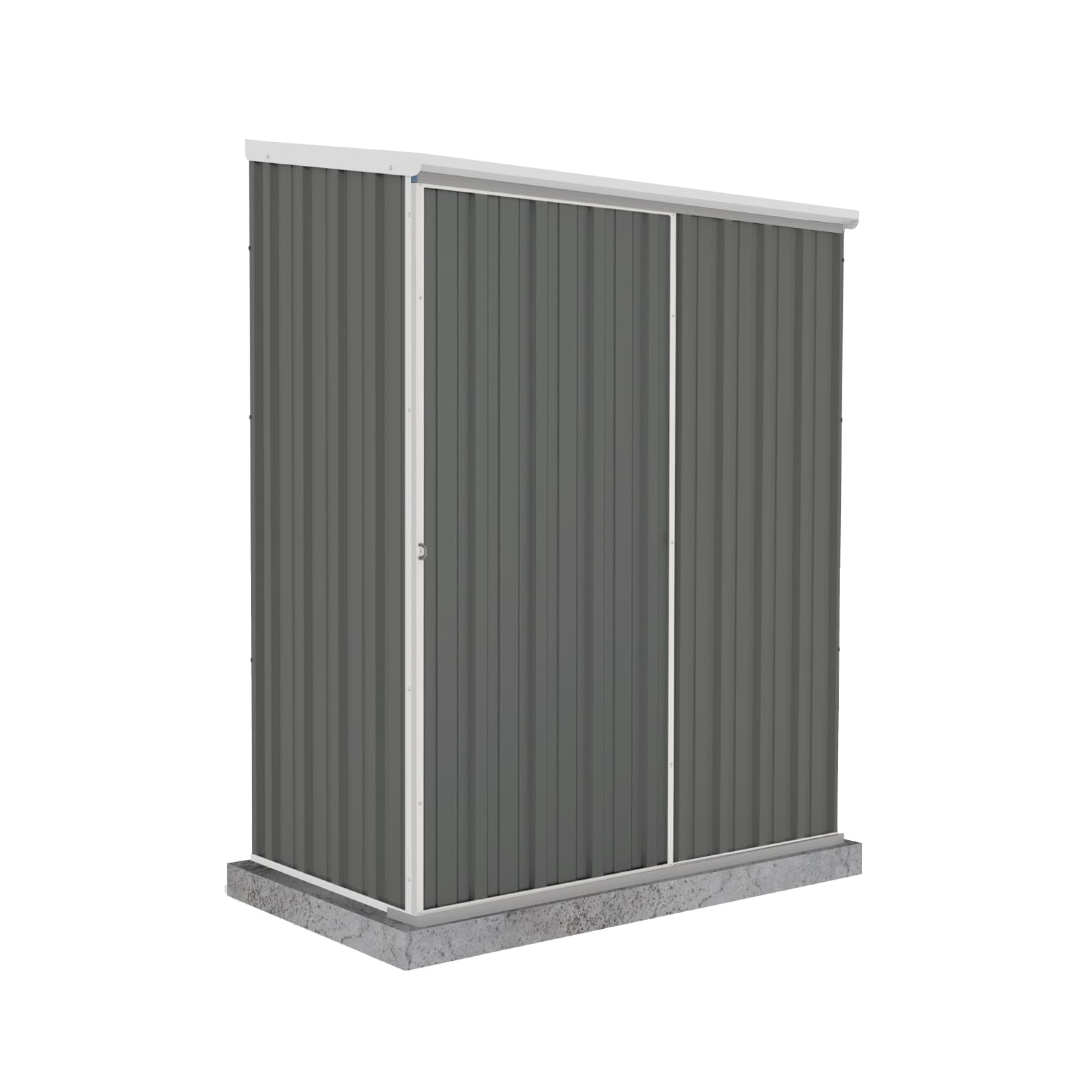 ABSCO AB1046 3-ft x 5-ft Ezi Slider Galvanized steel Storage Shed