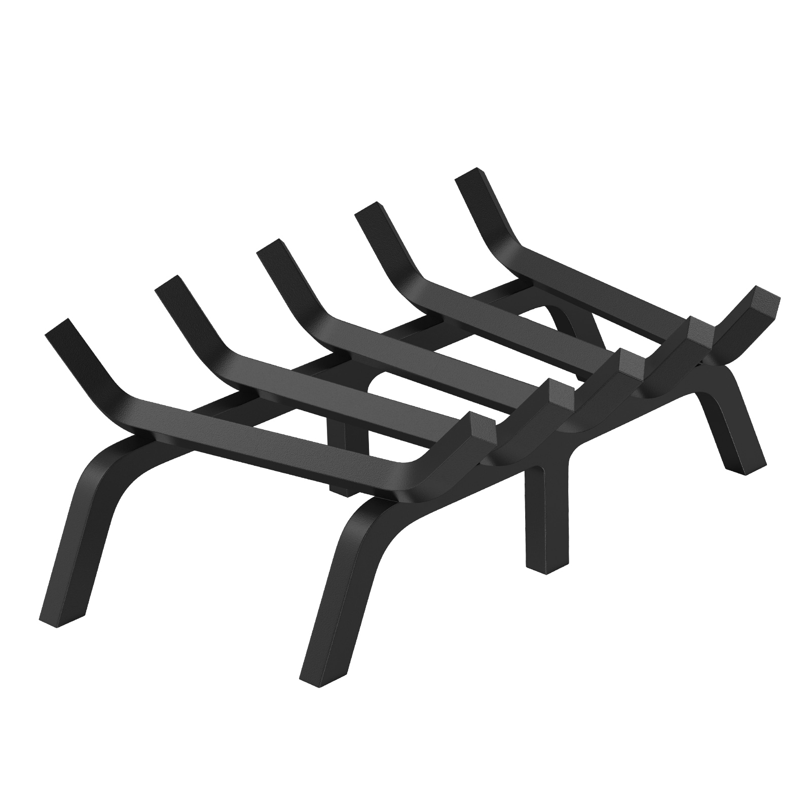 VEVOR ZTXYMP34X3421GKO8V0 Fireplace Log Grate Black Steel Fireplace insulation