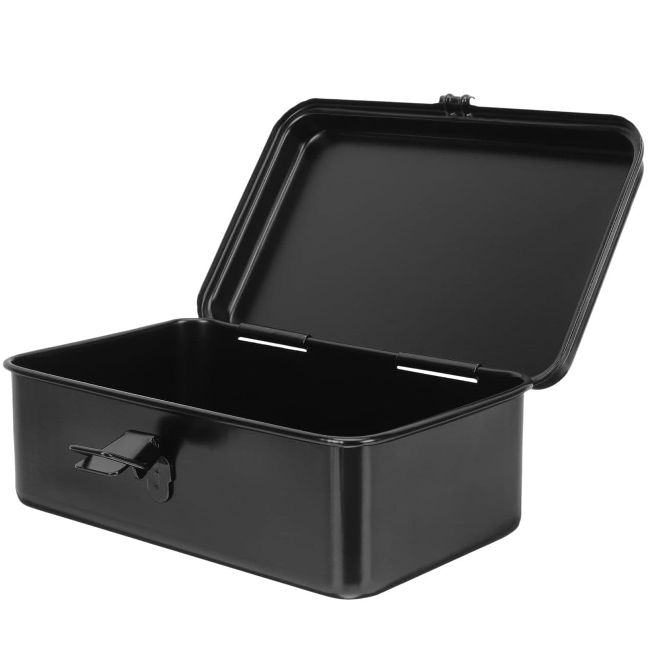 SenQWFa  Portable Tool Storage Box Iron Toolbox Small Tool Organizer with Metal Clutch for Home Car Workshop Use 7 8 x 4 9 x 3 inch
