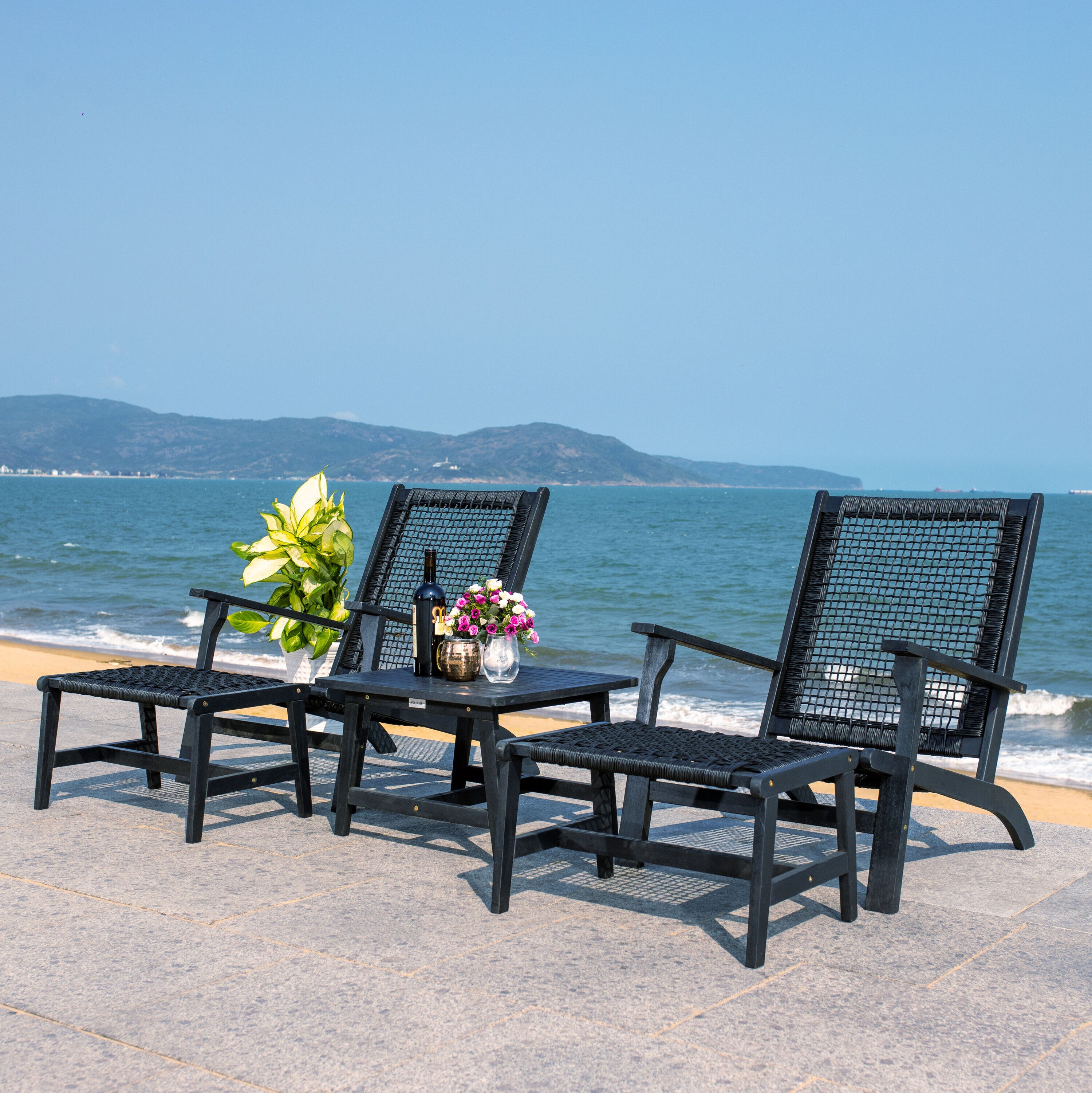 Safavieh PAT7076C Patio-Conversation-Sets - View #8