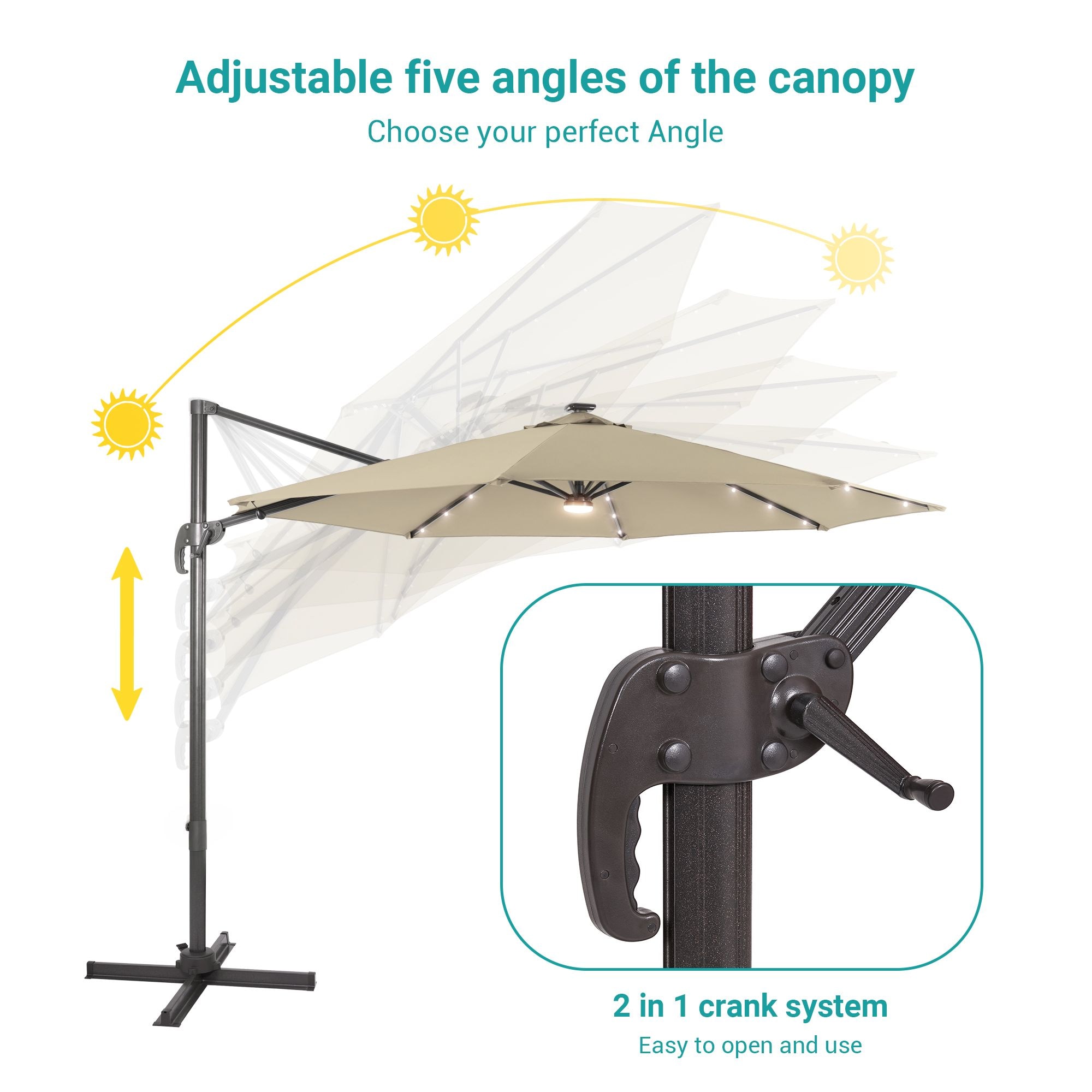 Sonkuki SD-MN335SD-LED Umbrellas-2 - View #4