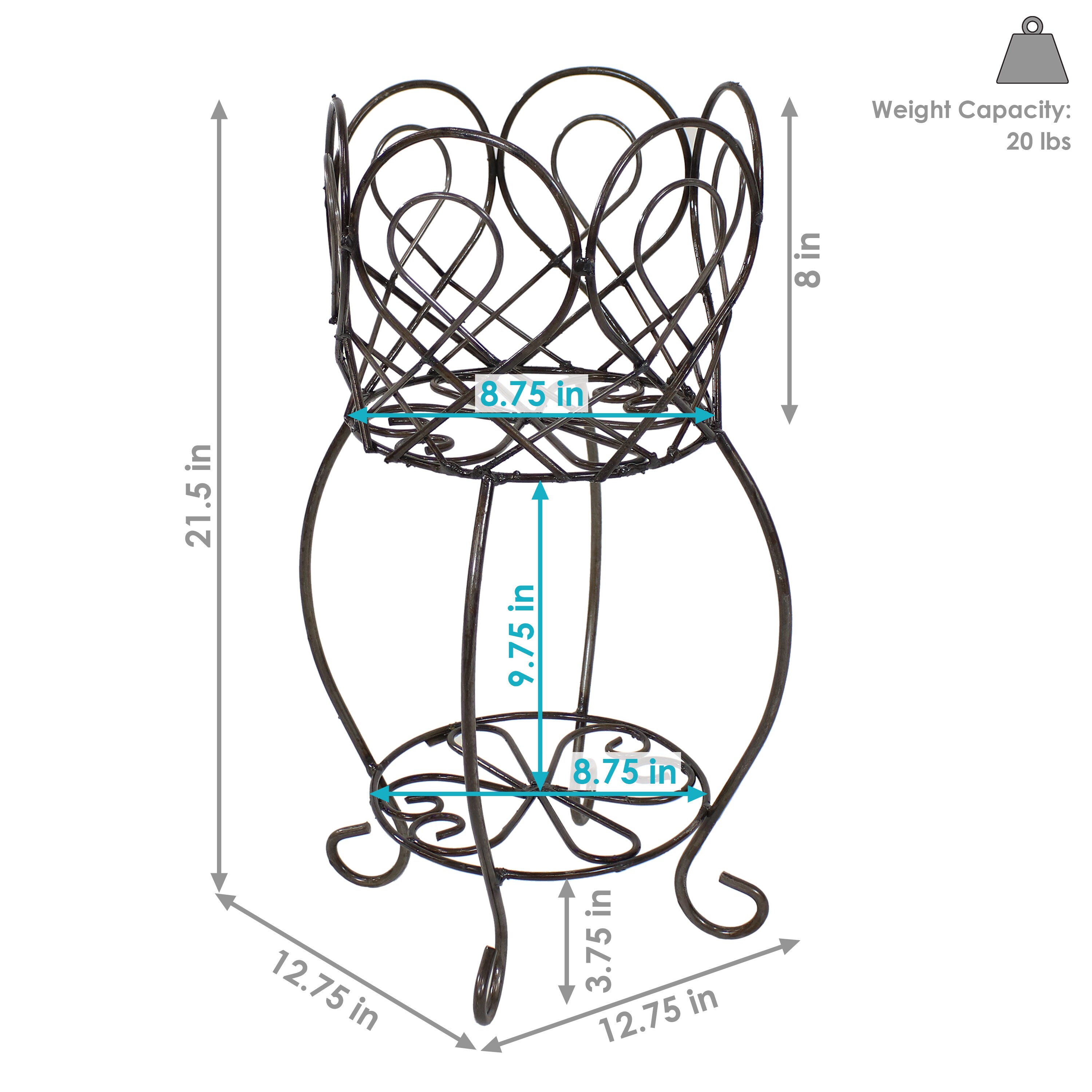 Sunnydaze Decor CUE-051 Plant-Stand - View #6