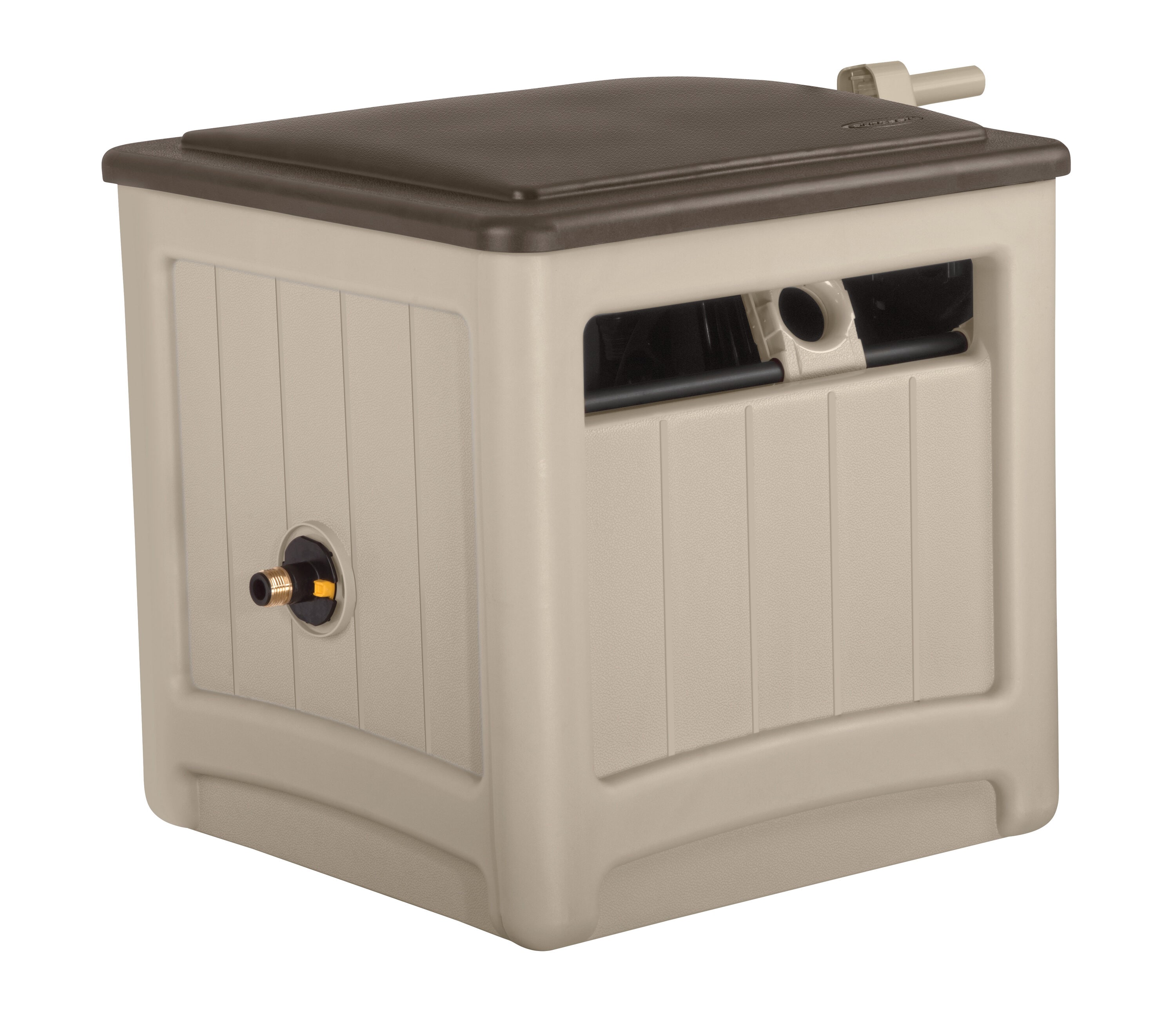 Suncast CPLSMT212B Hose Hideaway Plastic 225-ft Container Hose Reel