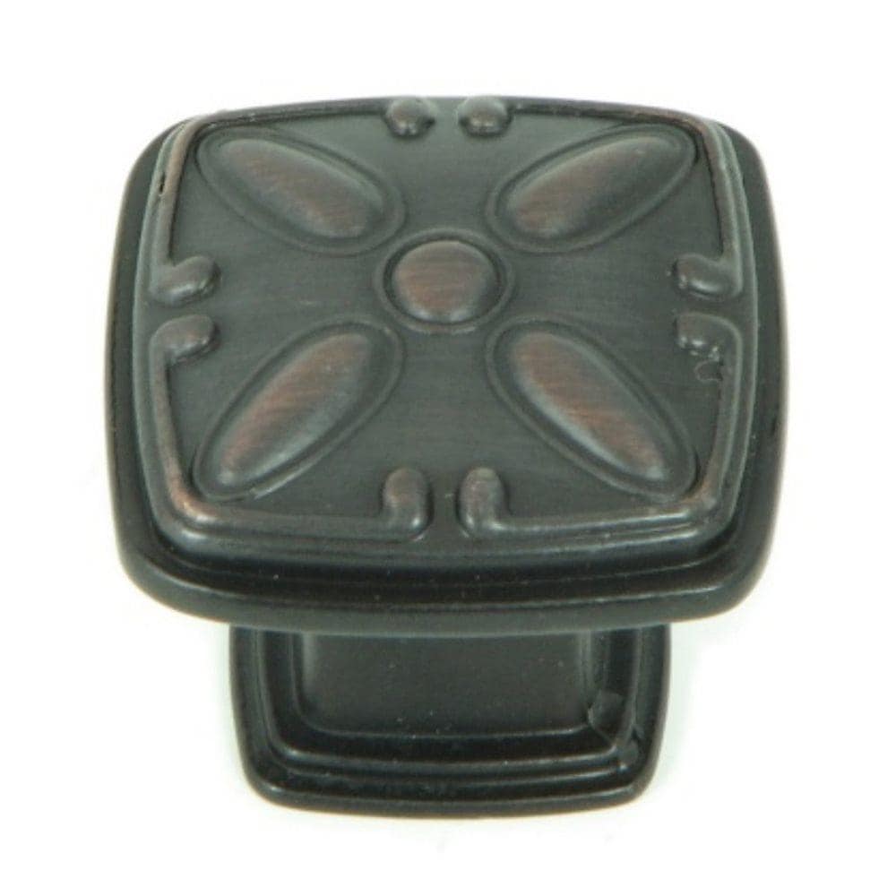 Stone Mill Hardware CP81093-OB Edinborough Oil-rubbed bronze Square Traditional Cabinet Knob
