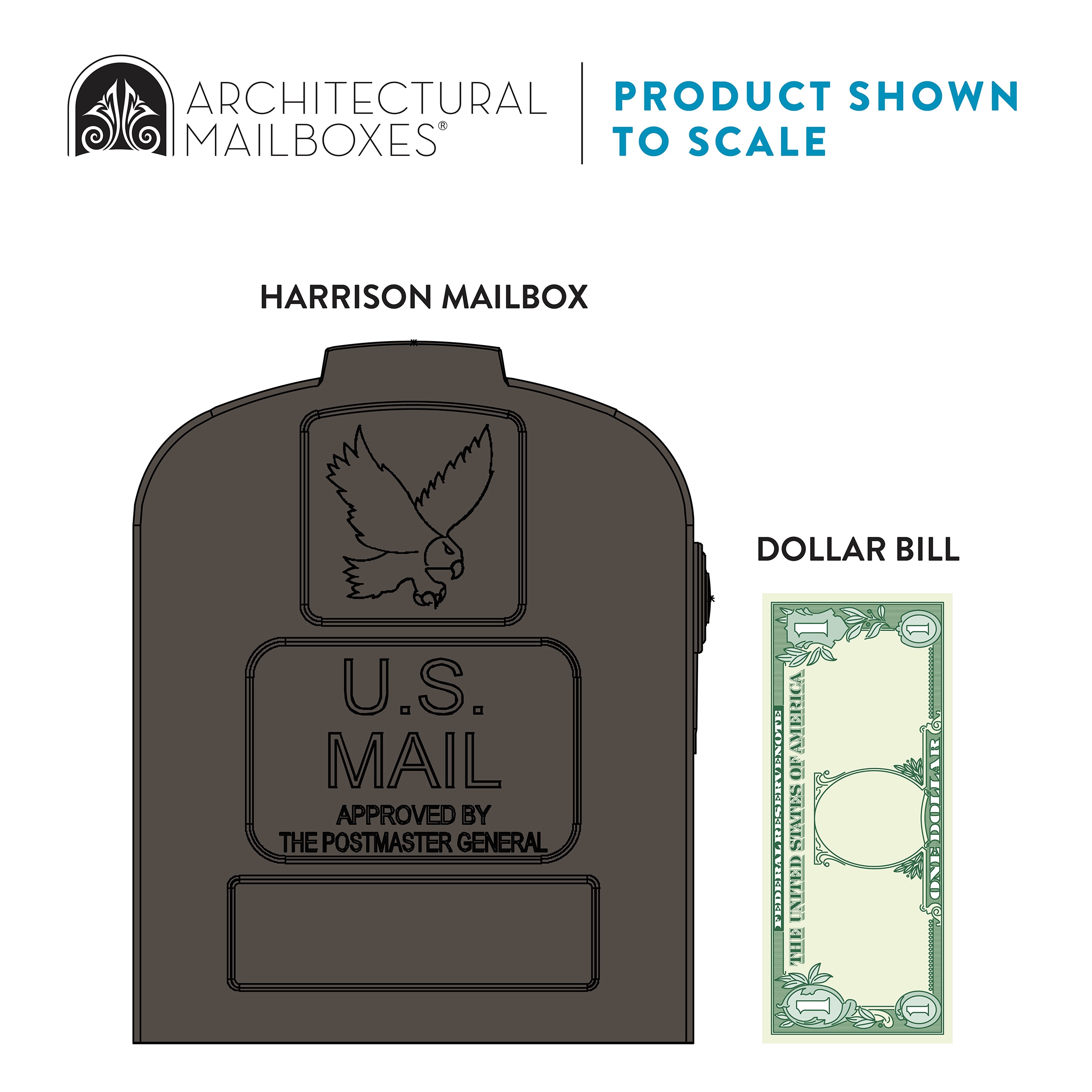 Architectural Mailboxes HCPL10VAM mailboxes - View #3
