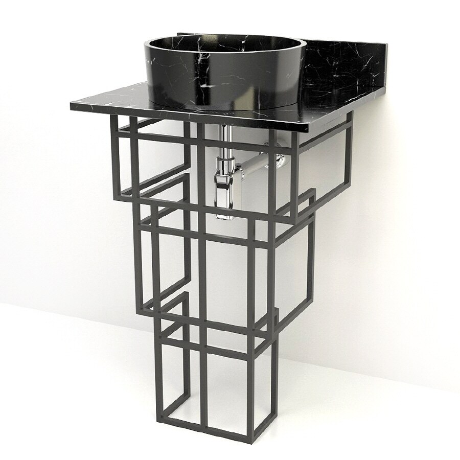 D'Vontz H3BLBMCLPC Pedestal Sink