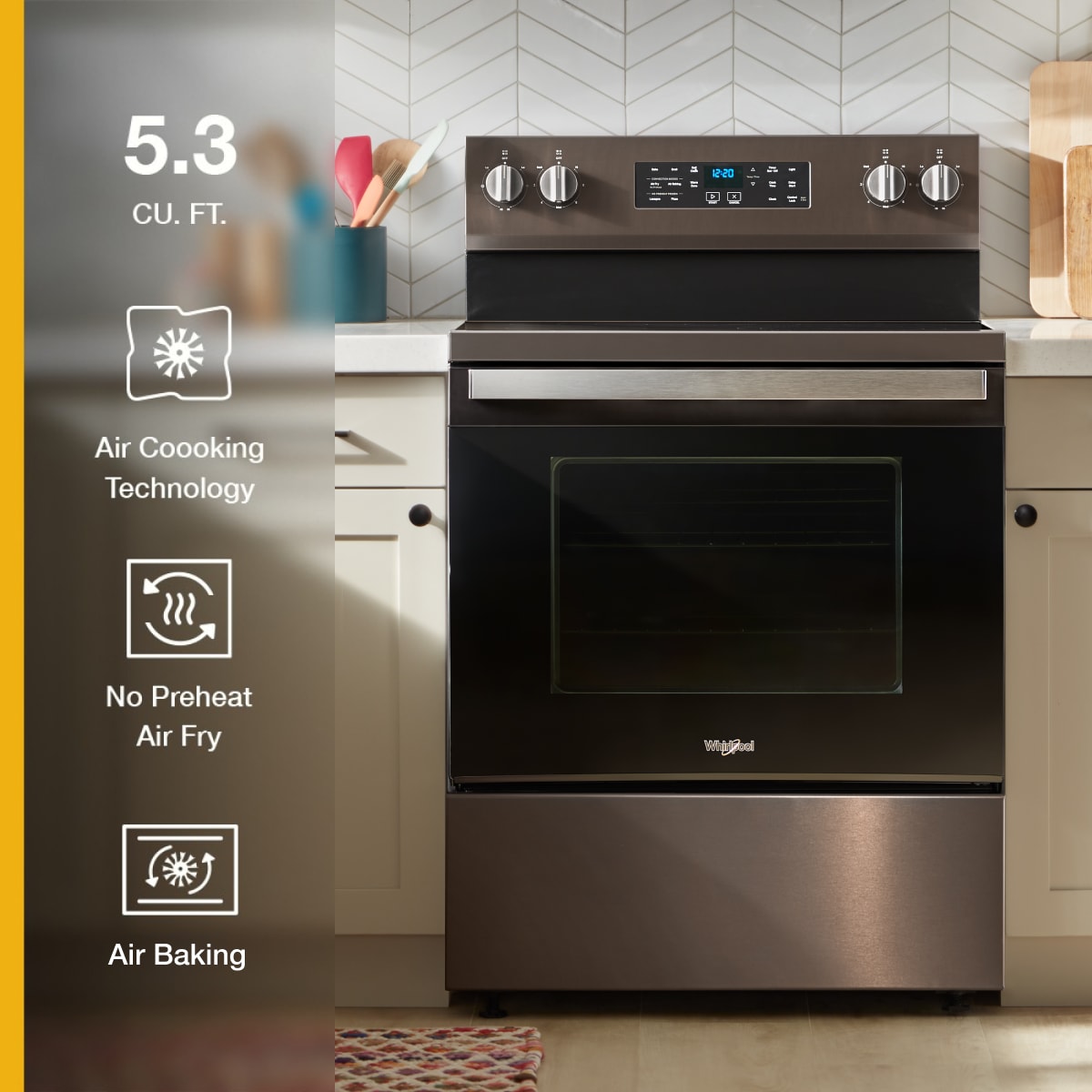 Whirlpool WFES5030RV Freestanding-Electric-Ranges - View #4