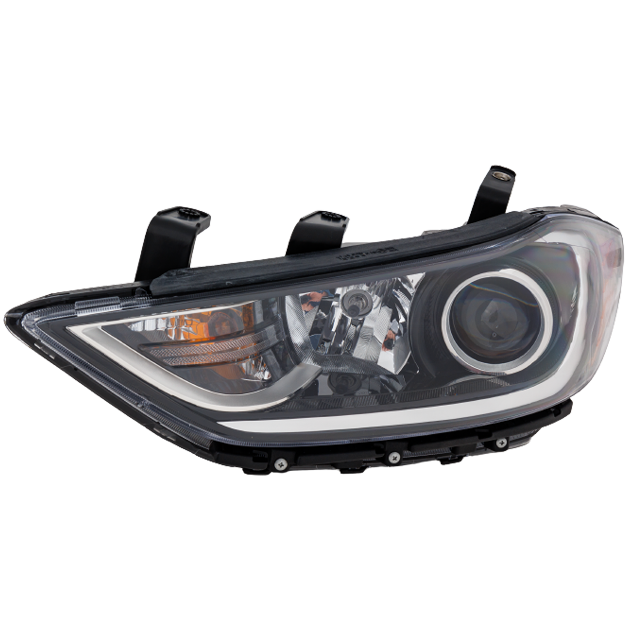 Garage-Pro JCWRH10010016QGP Driver Side Headlight For Hyundai Elantra 2017-2018 Halogen with Bulb(s) Capa For Korea Built Models Replaces# 92101f2050