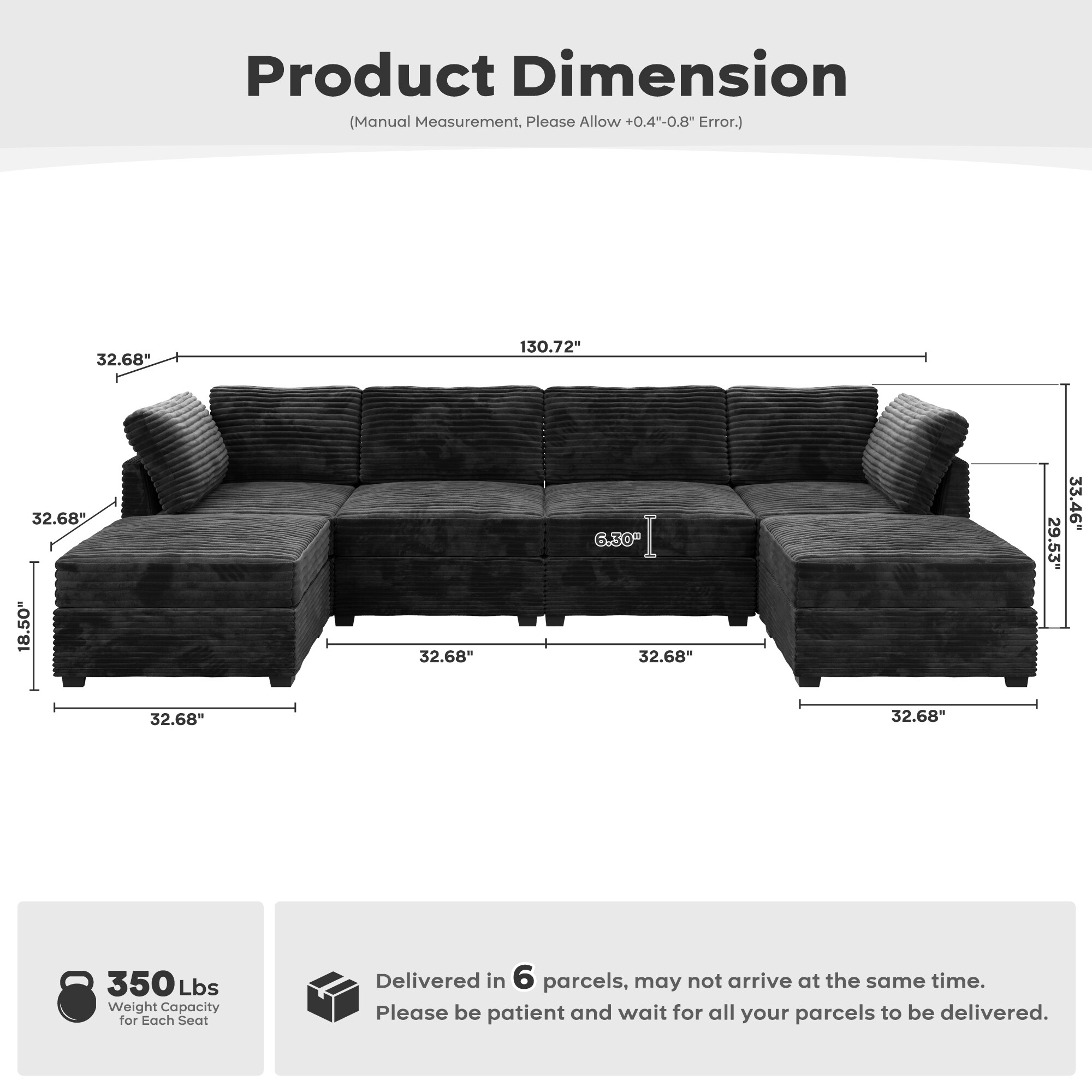 Ovios OYOYO430-B Sofas-Loveseats - View #6