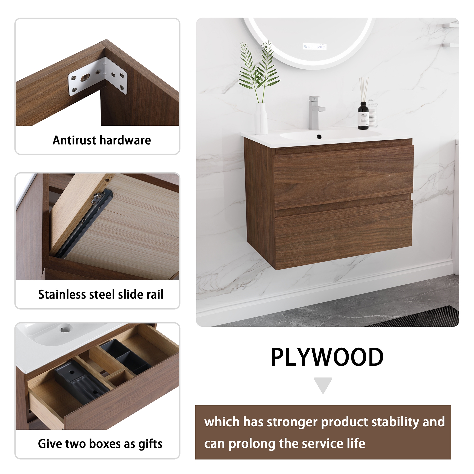 Forclover QNM-0730-MGG Bath-Vanity-Combo - View #2