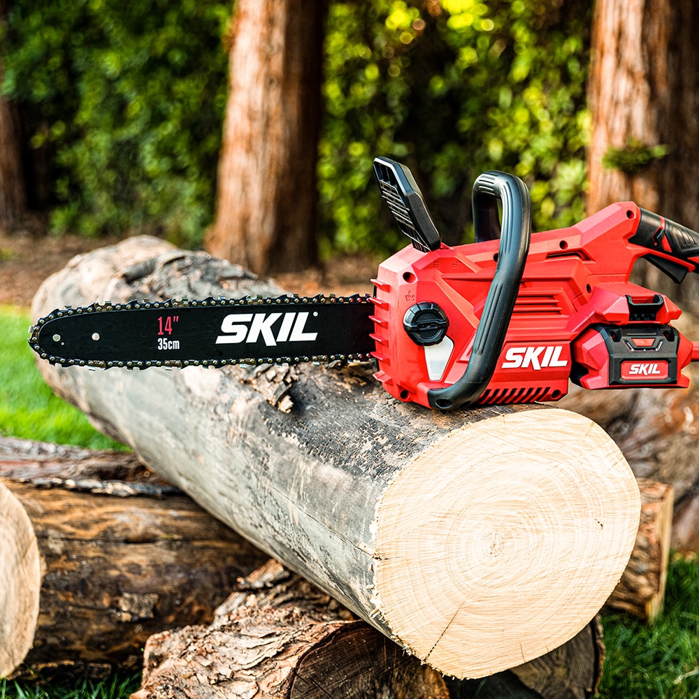 Battery operated chainsaw lowes discount
