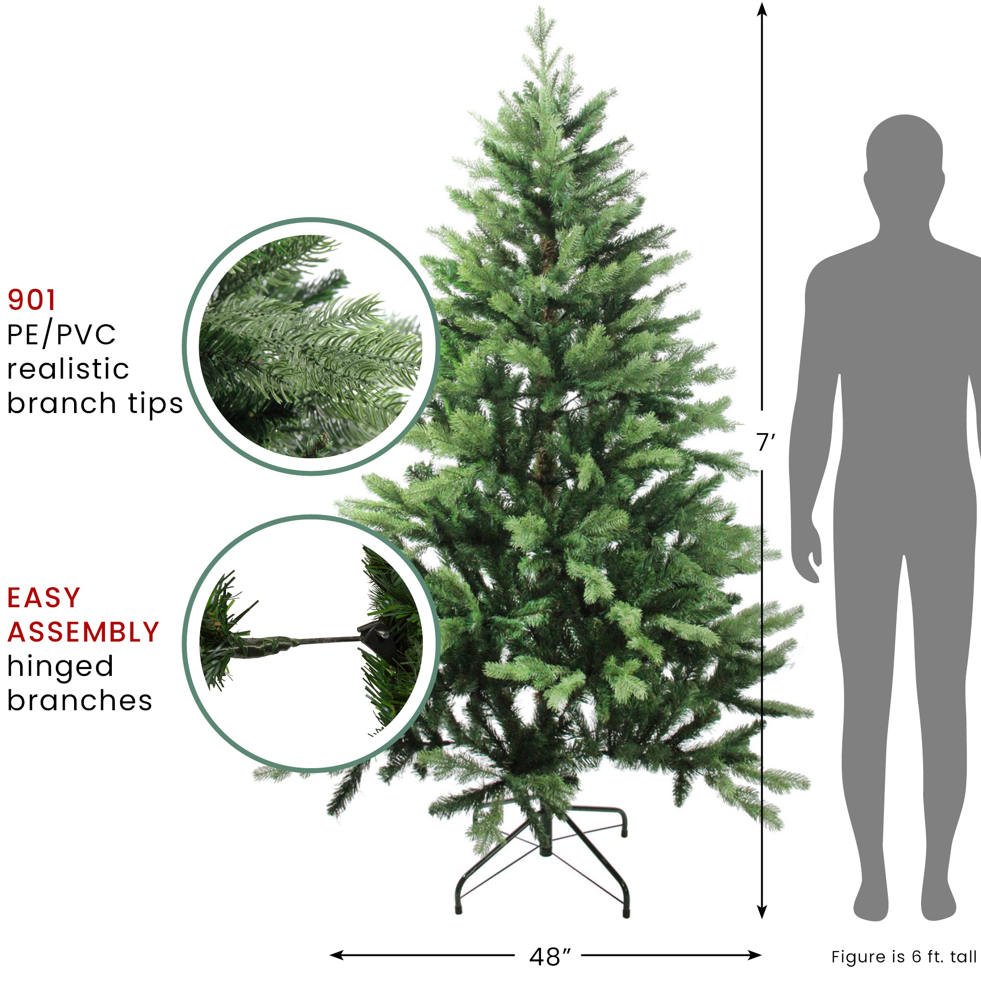Northlight 32623775 Artificial-Christmas-Trees - View #6