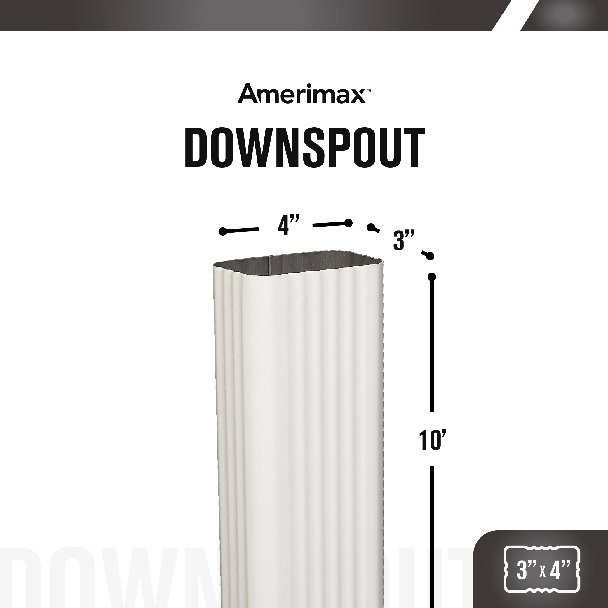 Amerimax 4601100120 Downspout-Components - View #3