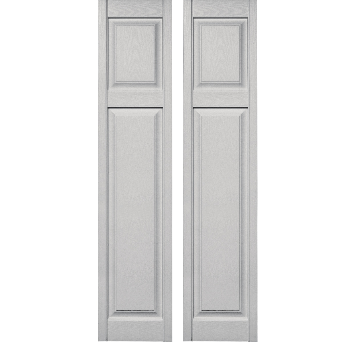 Vantage 14.75-in W x 67.5-in H Paintable Raised Panel Exterior Shutters ...