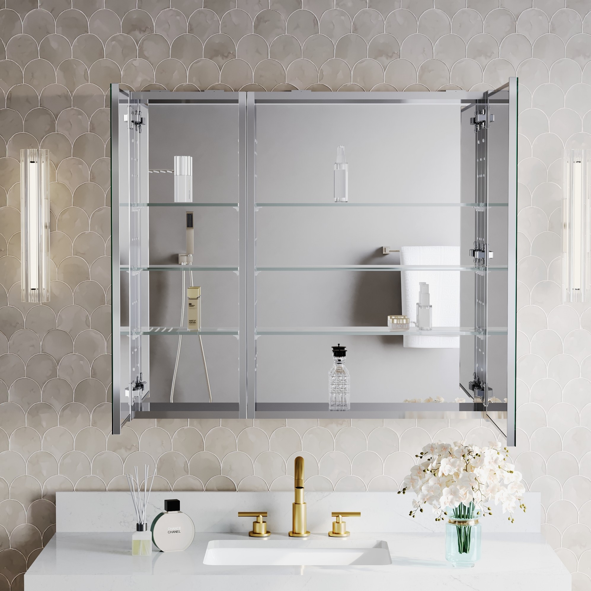 WELLFOR JRA12L24R32 Bathroom-Medicine-Cabinets - View #11