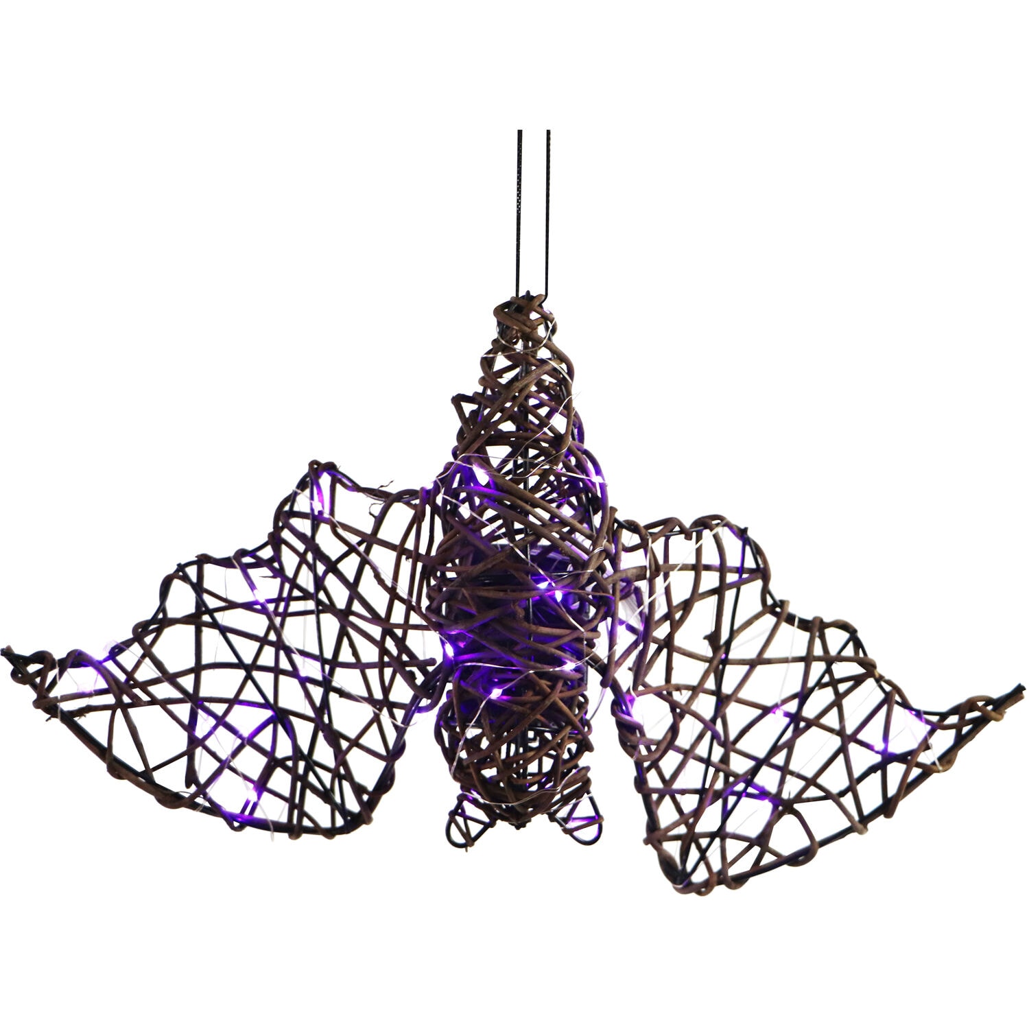 Haunted Hill Farm HHWOOD3BAT-1BR Halloween-String-Lights - View #12