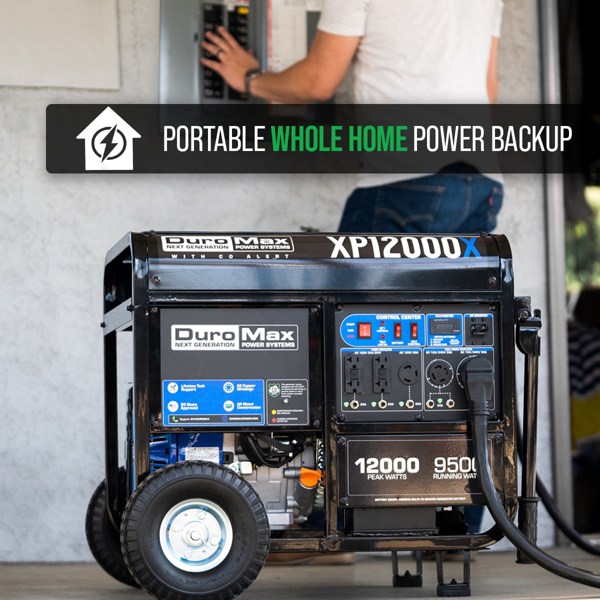 DuroMax XP12000X Portable-Generators - View #6