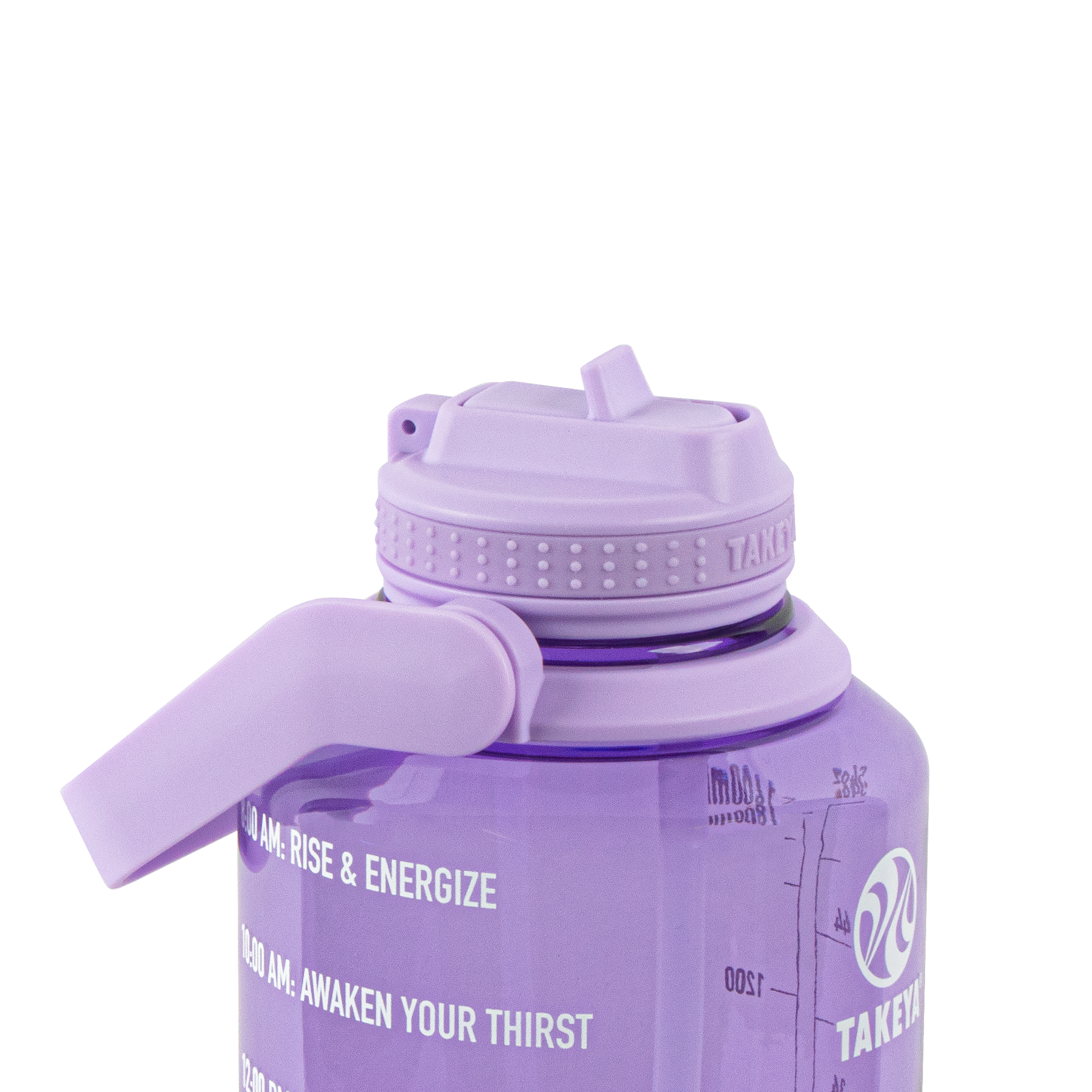 64oz Plastic Tracker Water Bottle Purple - Room Essentials™
