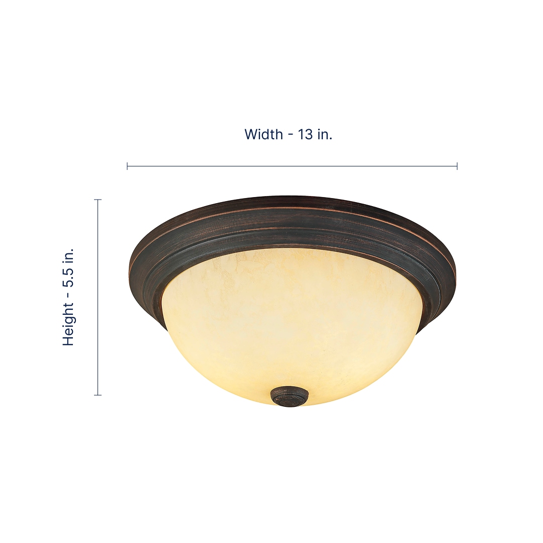 Millennium Lighting 5163-RBZ flushmounts - View #2