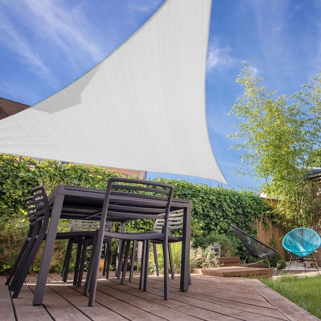 White Shade Sail In The Sails, Outdoor Fabric Shade Sails