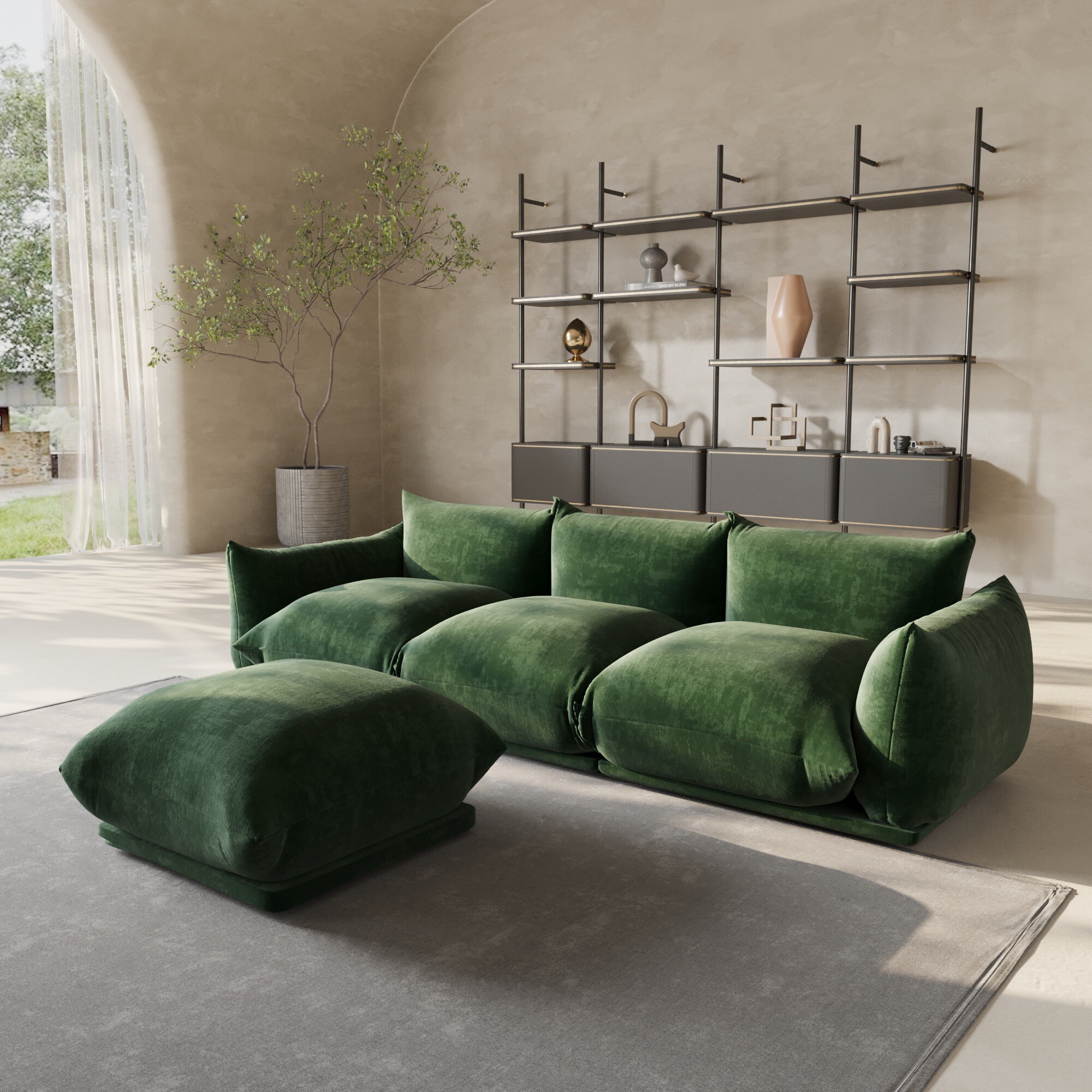 BuotiqHom DH-A-119GN-S3+1 Sofas-Loveseats - View #2