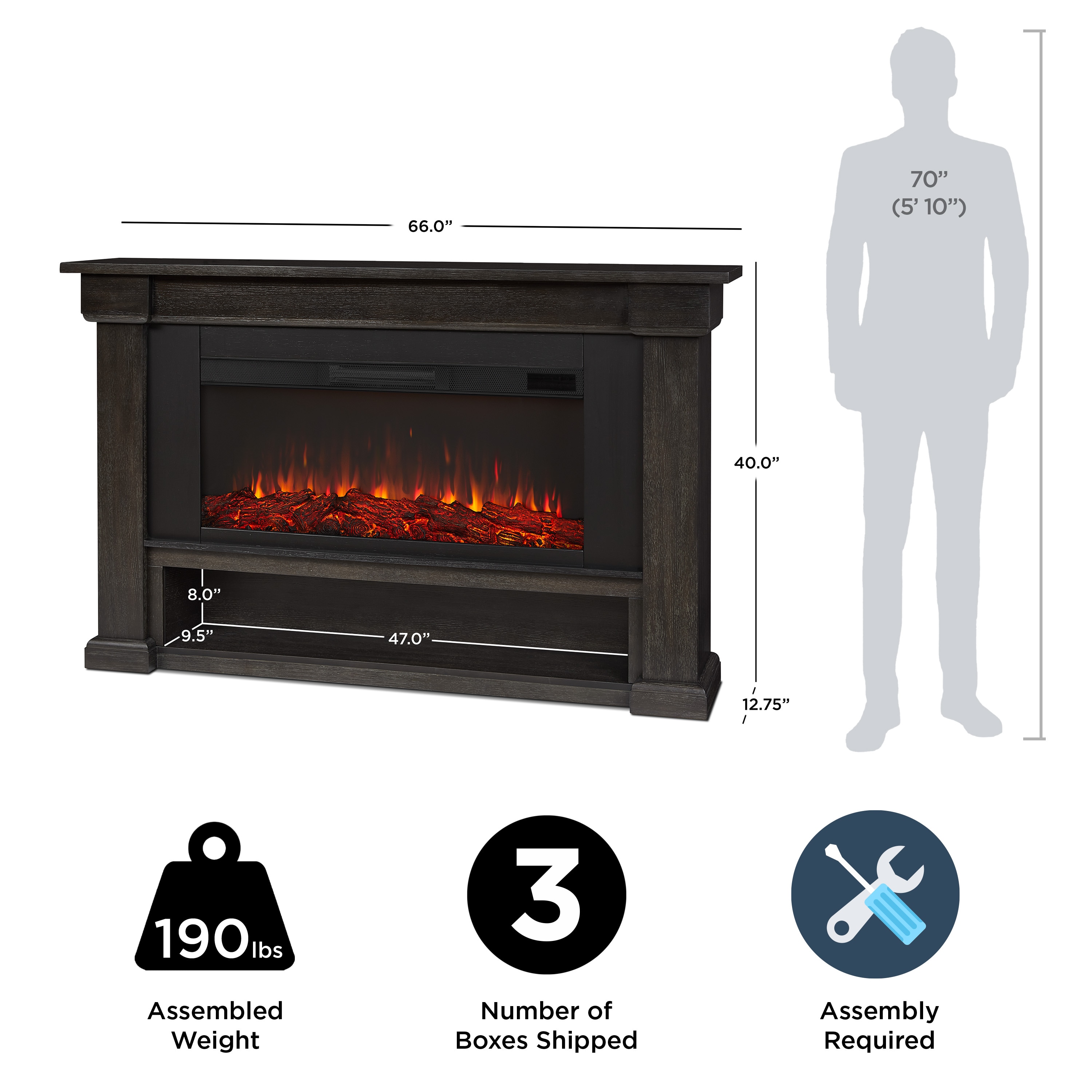 Real Flame 4770E-WWD Electric-Fireplaces - View #10