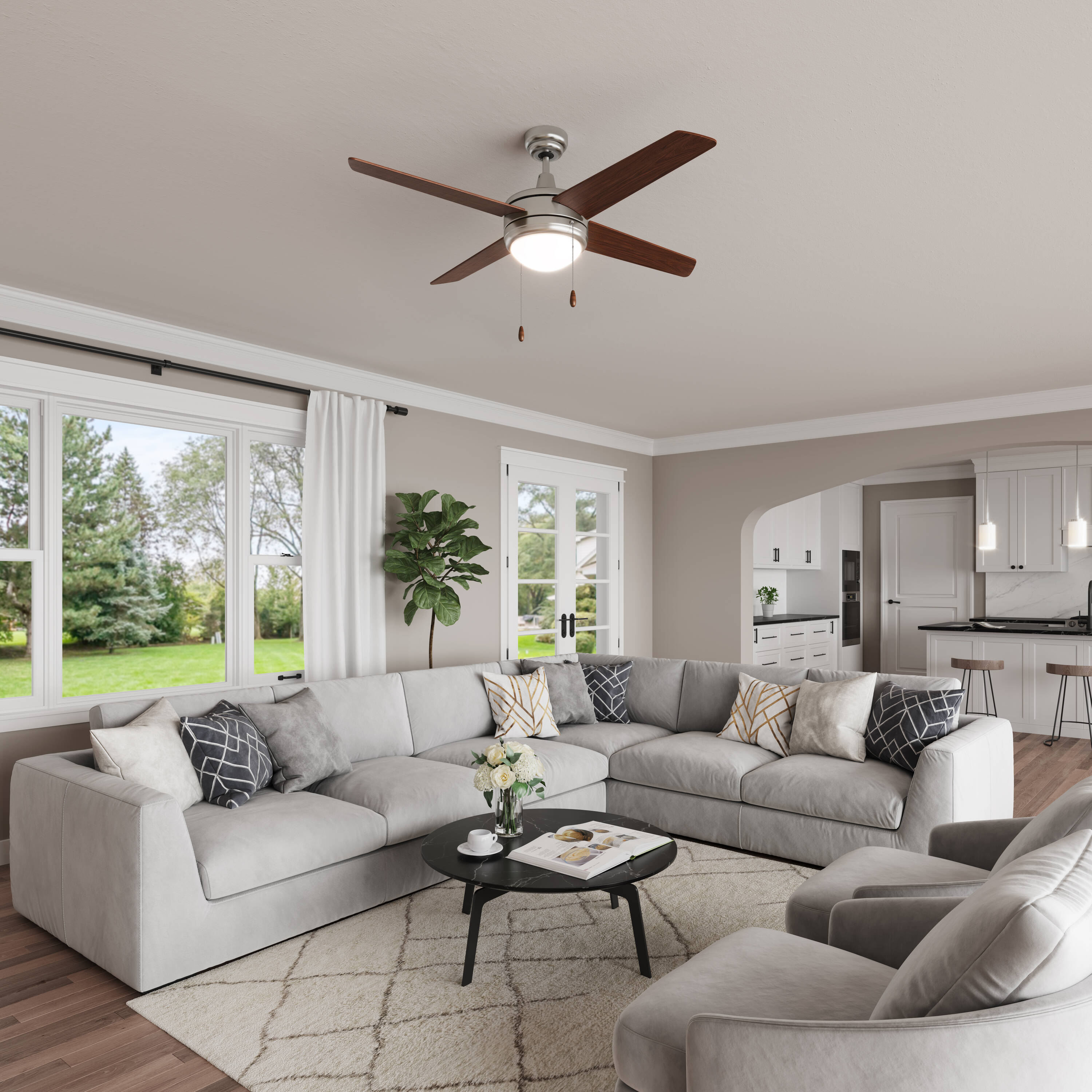 RP Lighting + Fans 1004BN-E26-L Ceiling-Fans - View #6