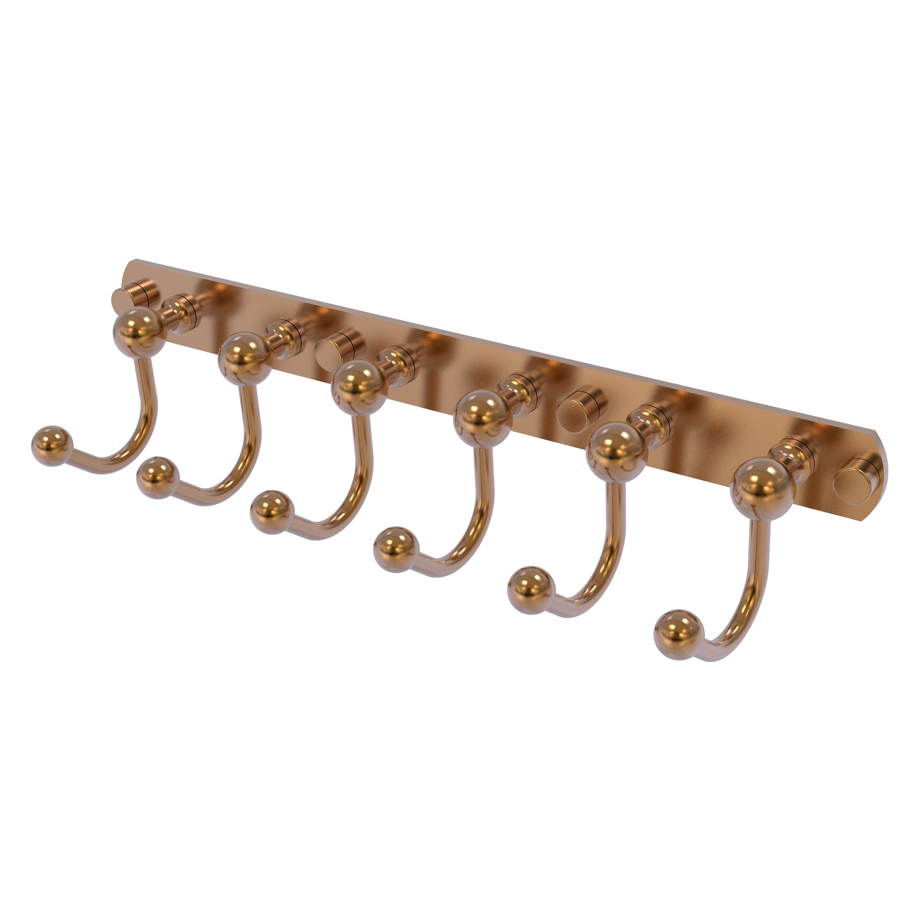 Allied Brass P1020-6-BBR Prestige Skyline Brushed Bronze 6 -Hook Wall mount Towel Hook
