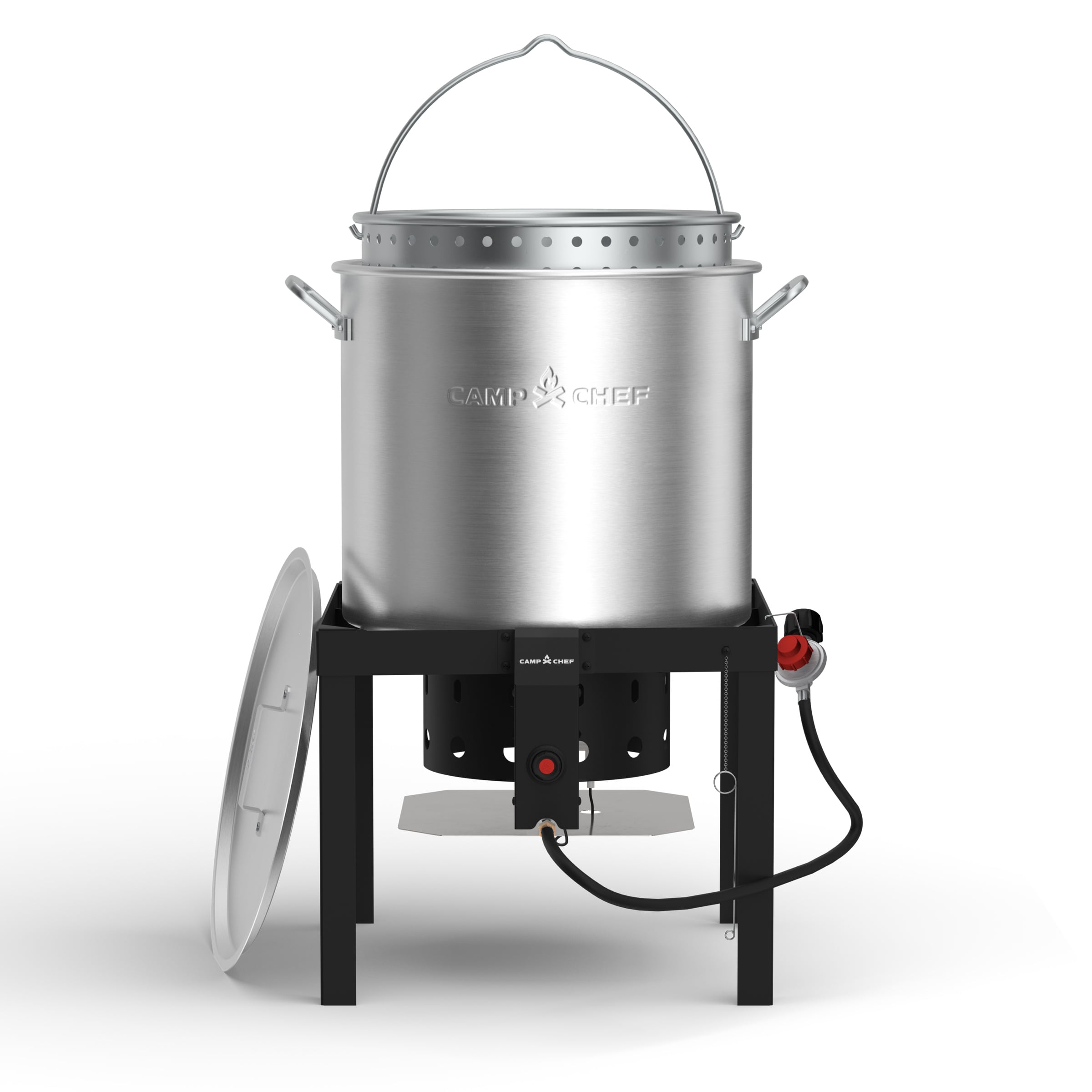 Camp Chef 80-qt Boil Pot with 1 -Burner Propane Electronic Stainless steel Jet cooker