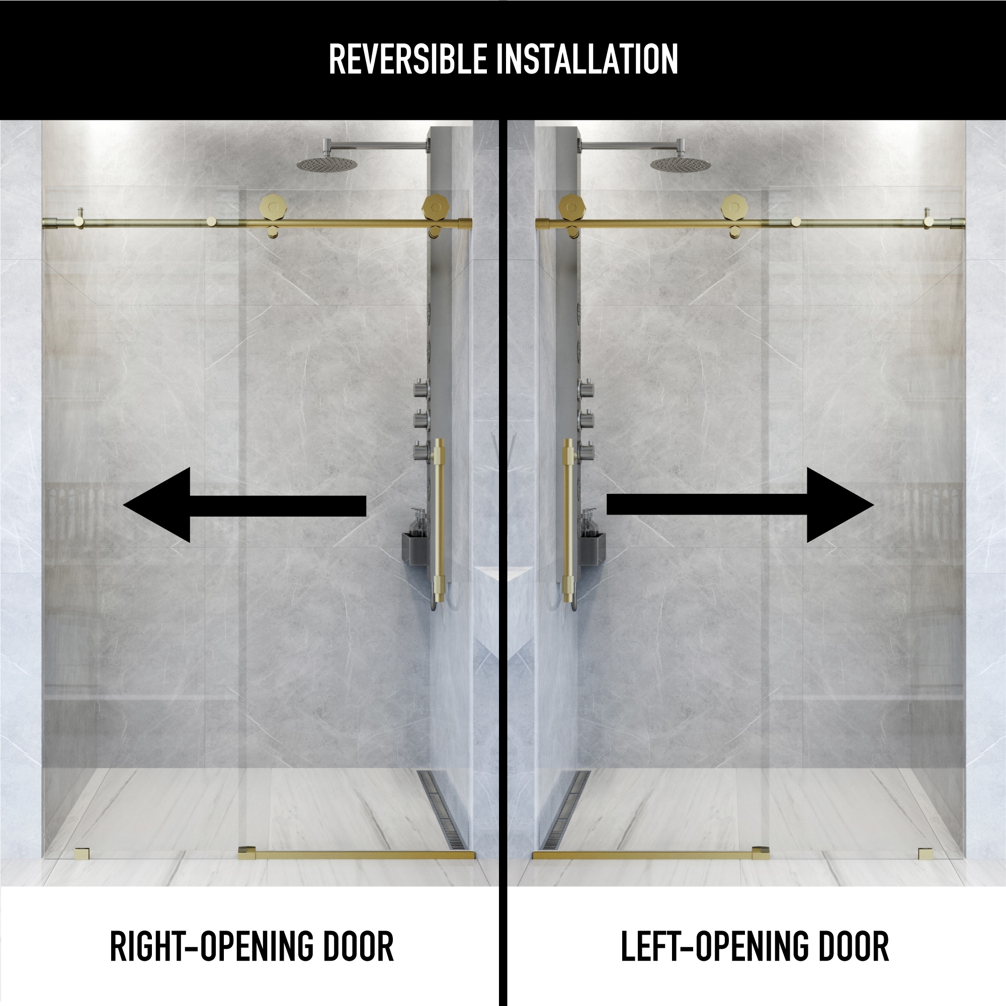 VIGO VG6022MGCL6076 Shower-Doors - View #3