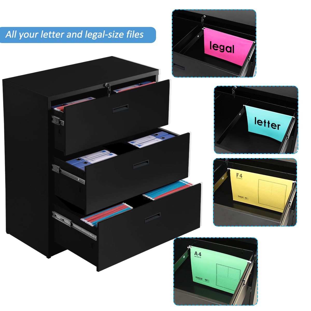 CASAINC SSWF192121AAB Filing-Cabinets - View #5