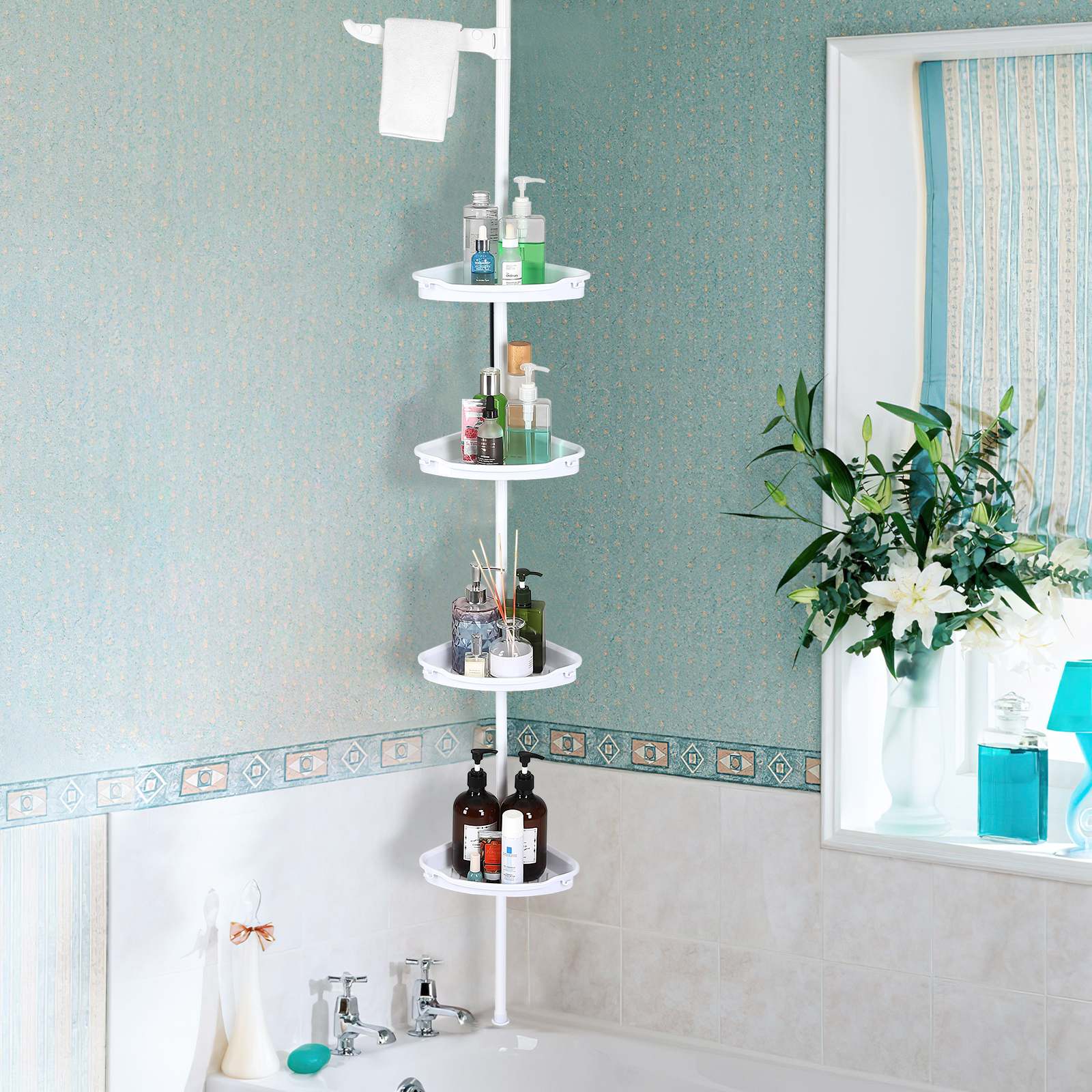 Qeetex JXNAG-PHO-0XU6BYEL Hanging-Shower-Caddies - View #3