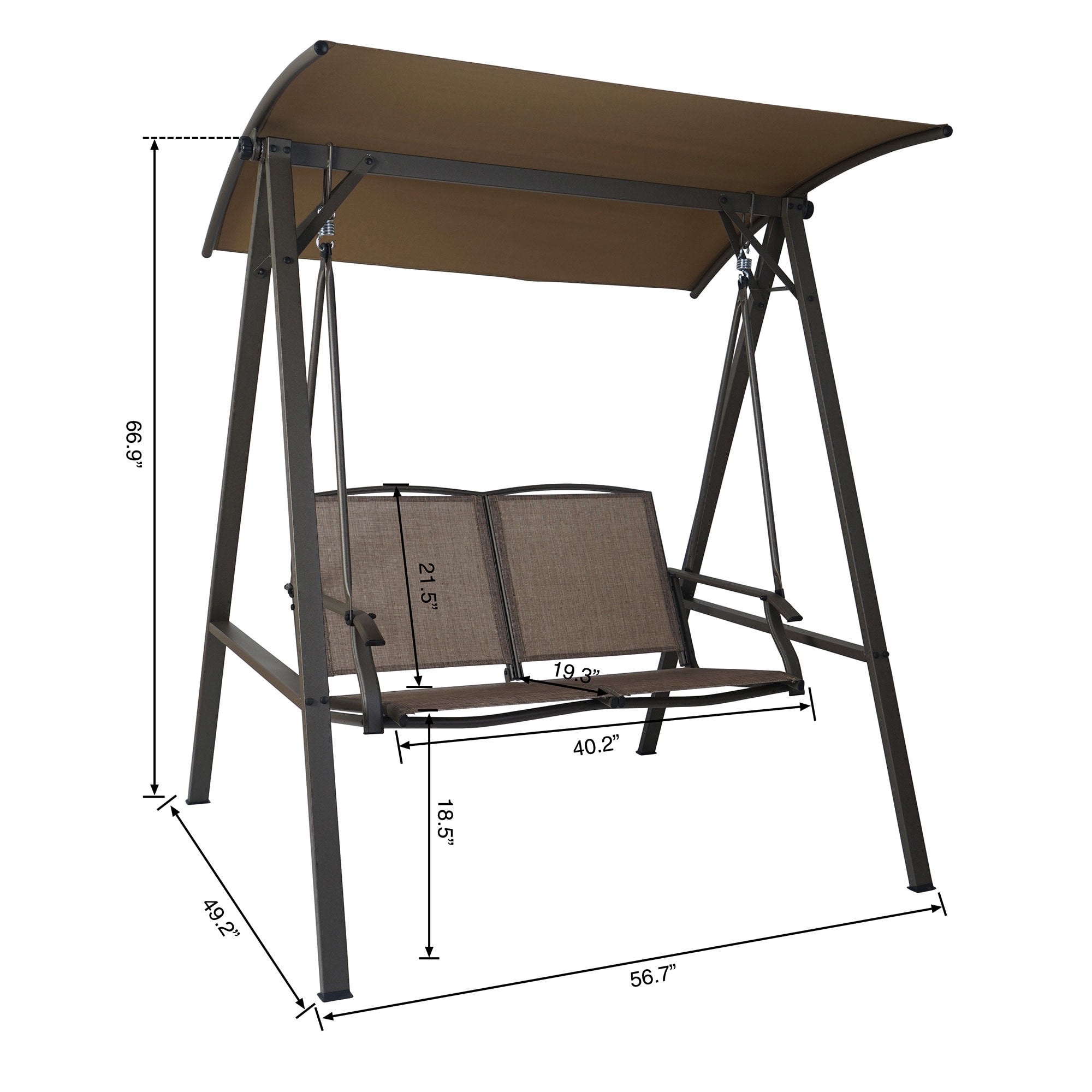 Kozyard KZSW3132T Swing-Gliders - View #6