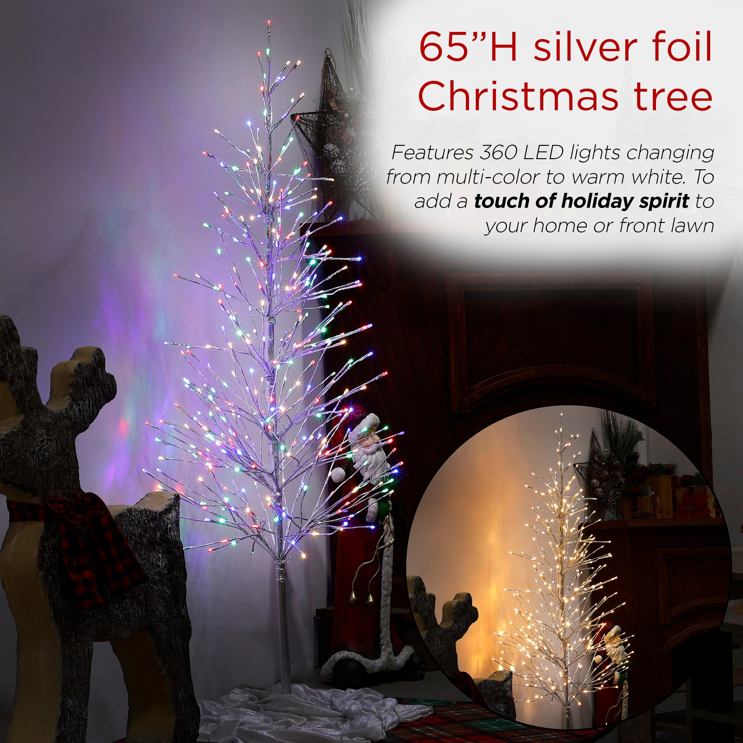 Alpine Corporation CRD152SL-CC Artificial-Christmas-Trees - View #3