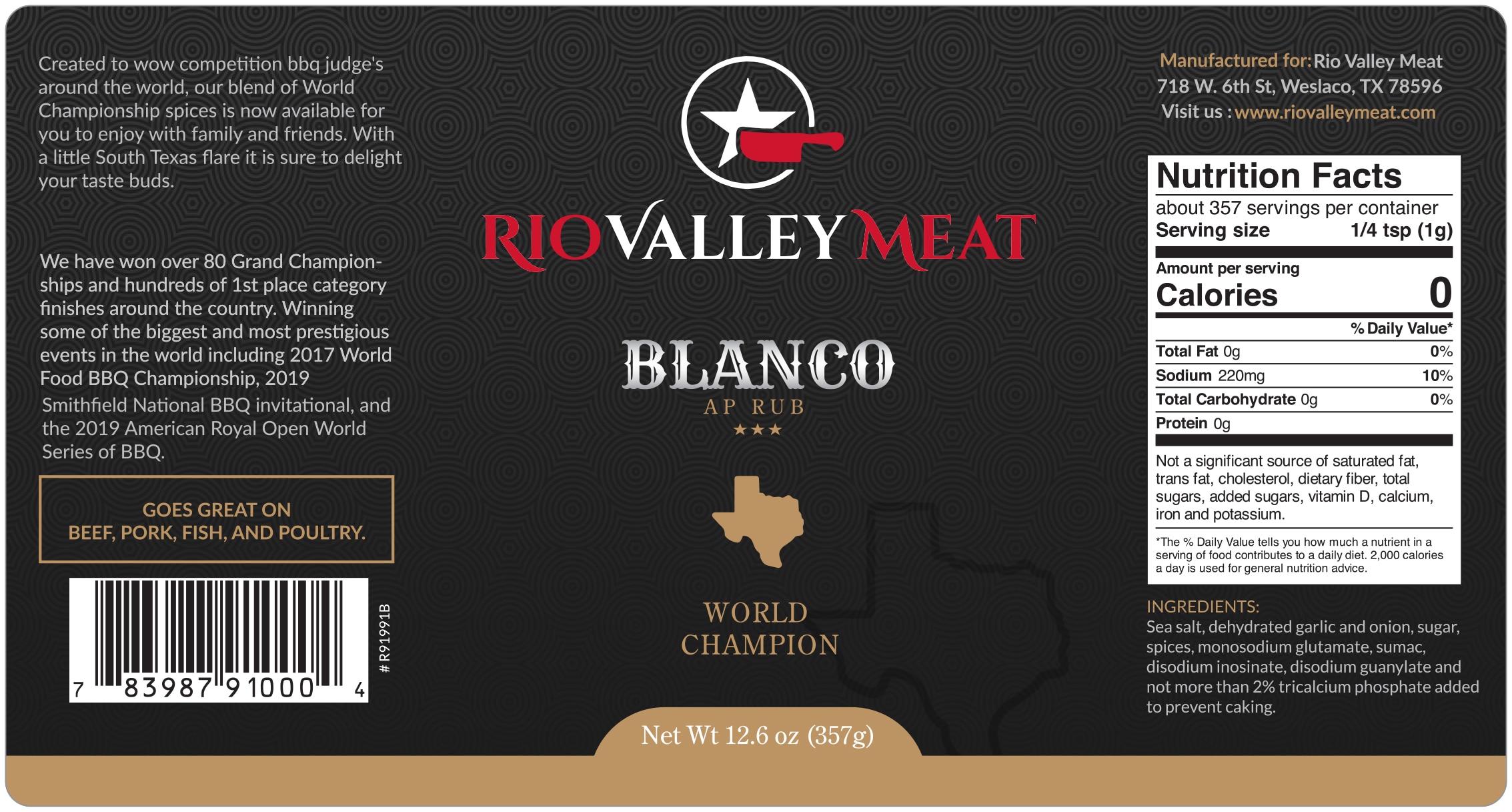 Rio Valley OW91000 Dry-Seasoning-Marinades - View #2