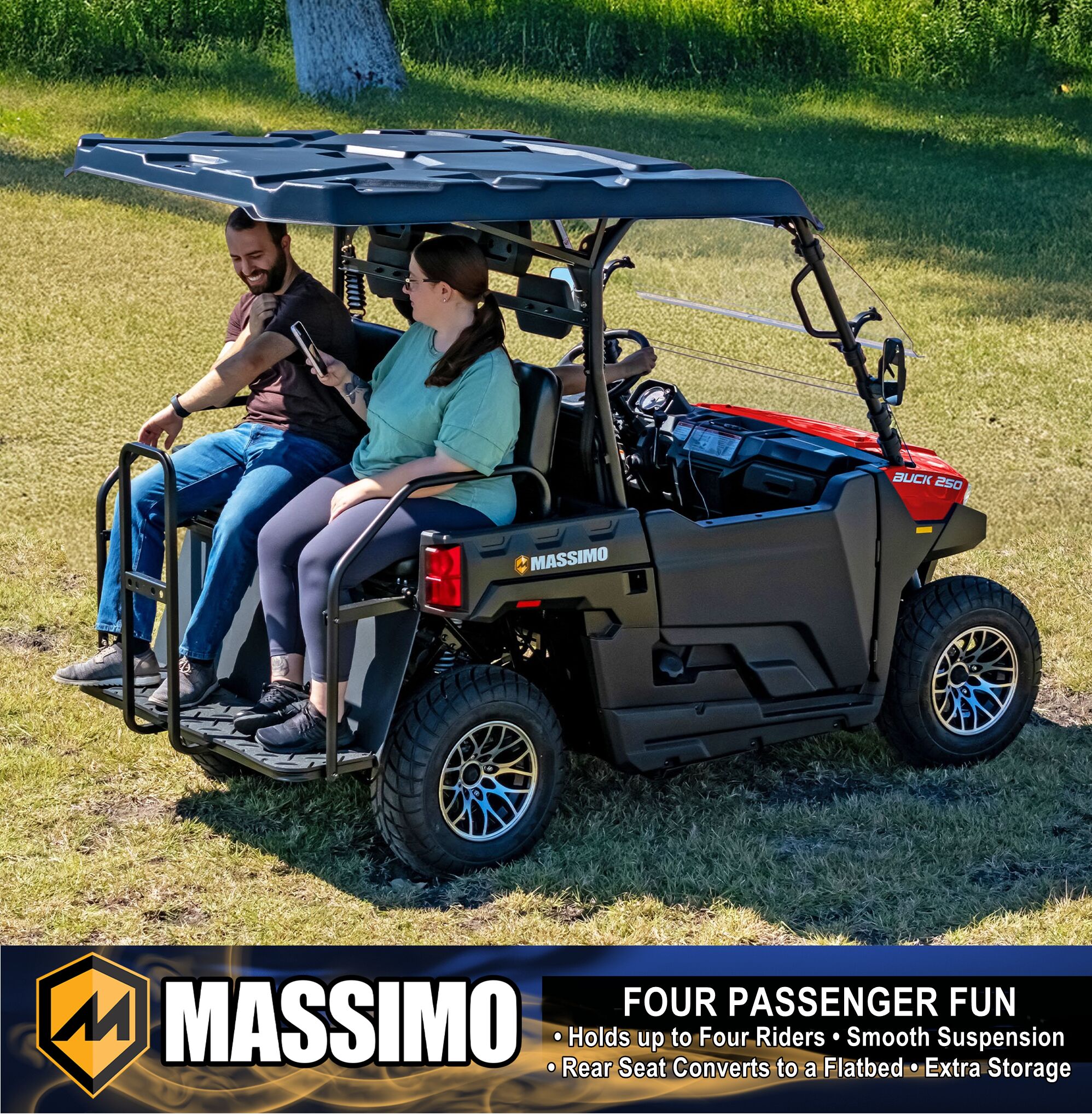 Massimo MM-BK250X-RD Motorized-Vehicles - View #6