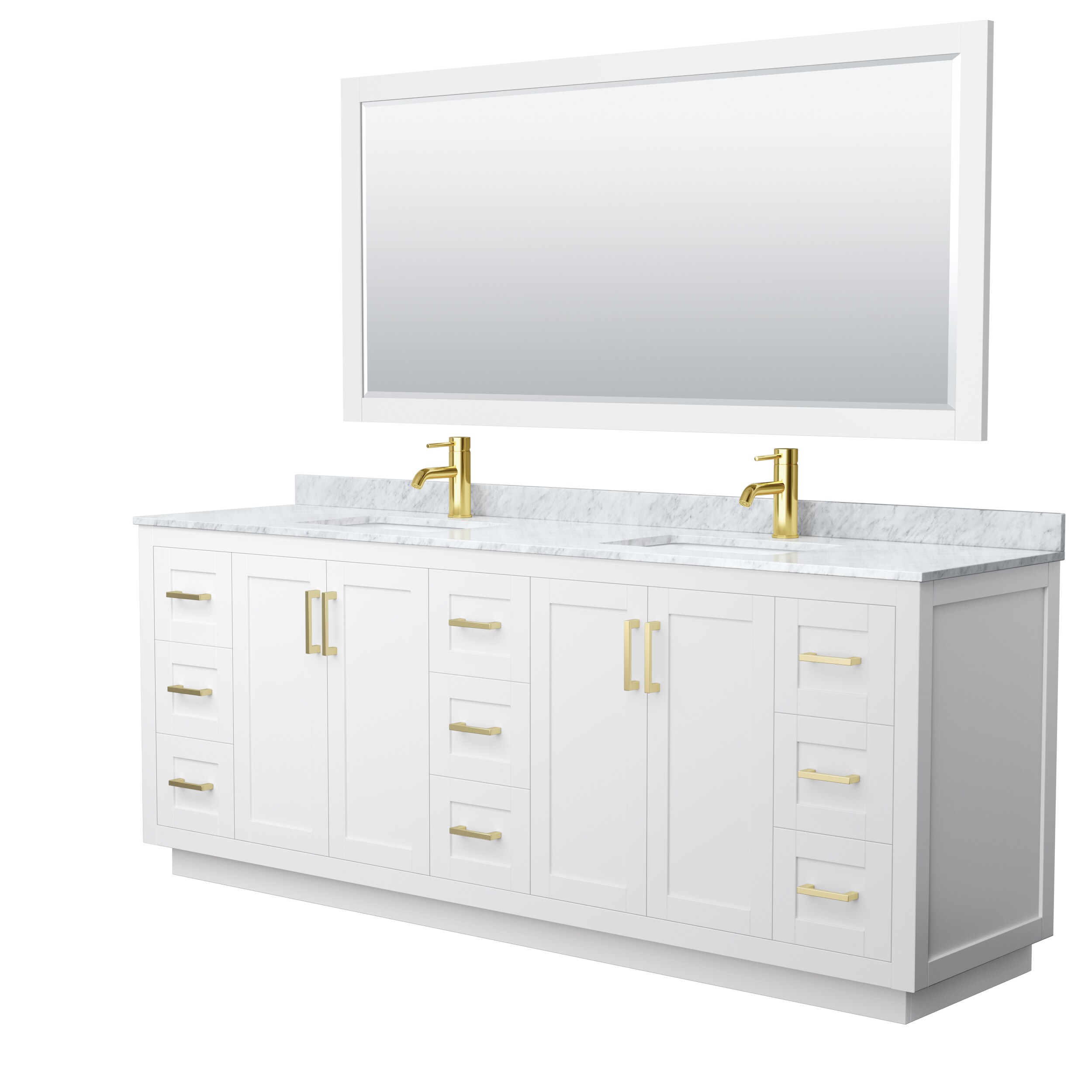 Wyndham Collection WCF292984DWGCMUNSM70 Bath-Vanity-Combo - View #2