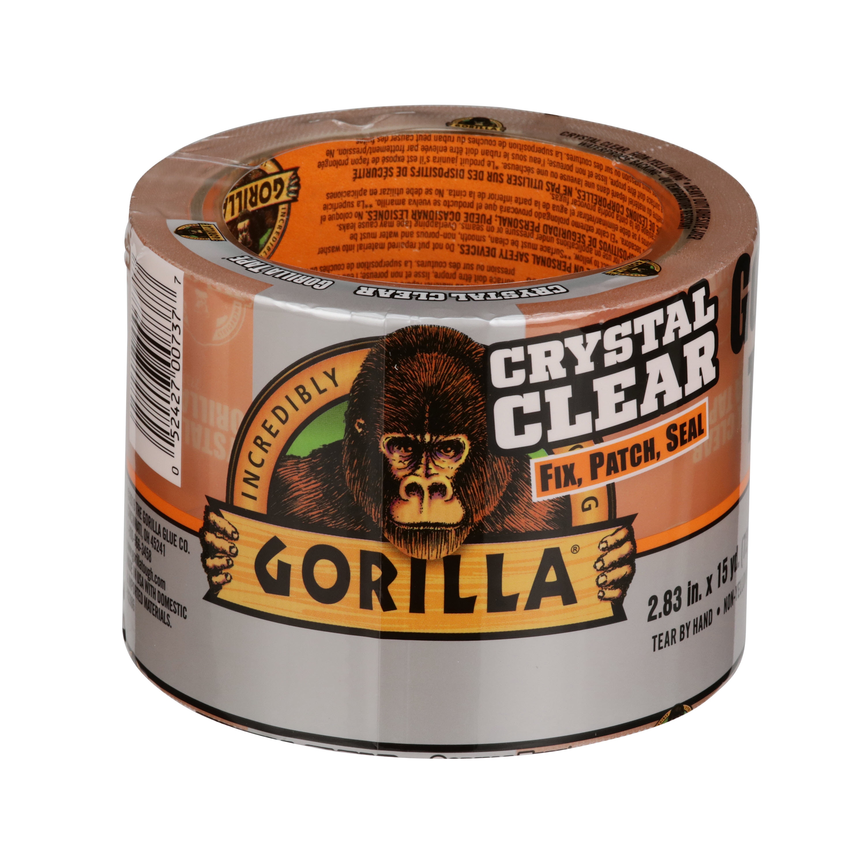 Gorilla 1.88 In. x 18 Yd. Crystal Clear Duct Tape, Clear - Murfreesboro, TN  - Kelton's Hardware & Pet