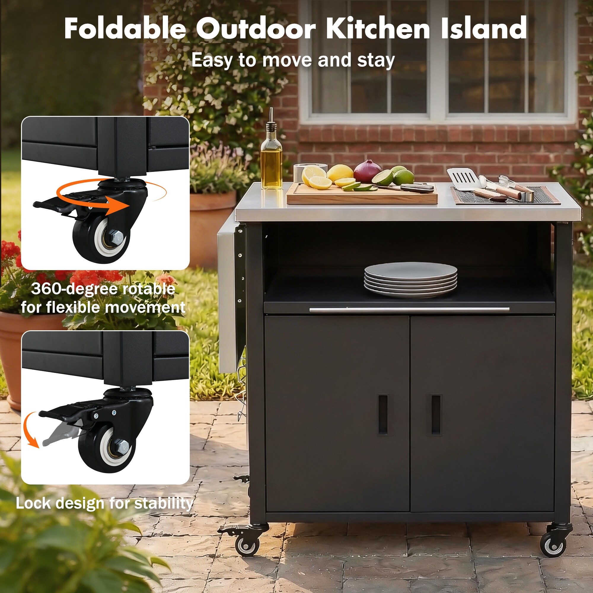 HyperDrop Cart B-9Y3B6K9K9H5A Grill-Carts-Grill-Stands - View #5