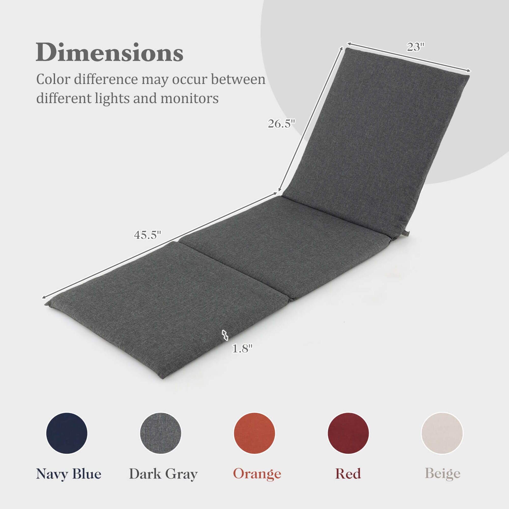 Costway HCST04559 Patio-Furniture-Cushions - View #2