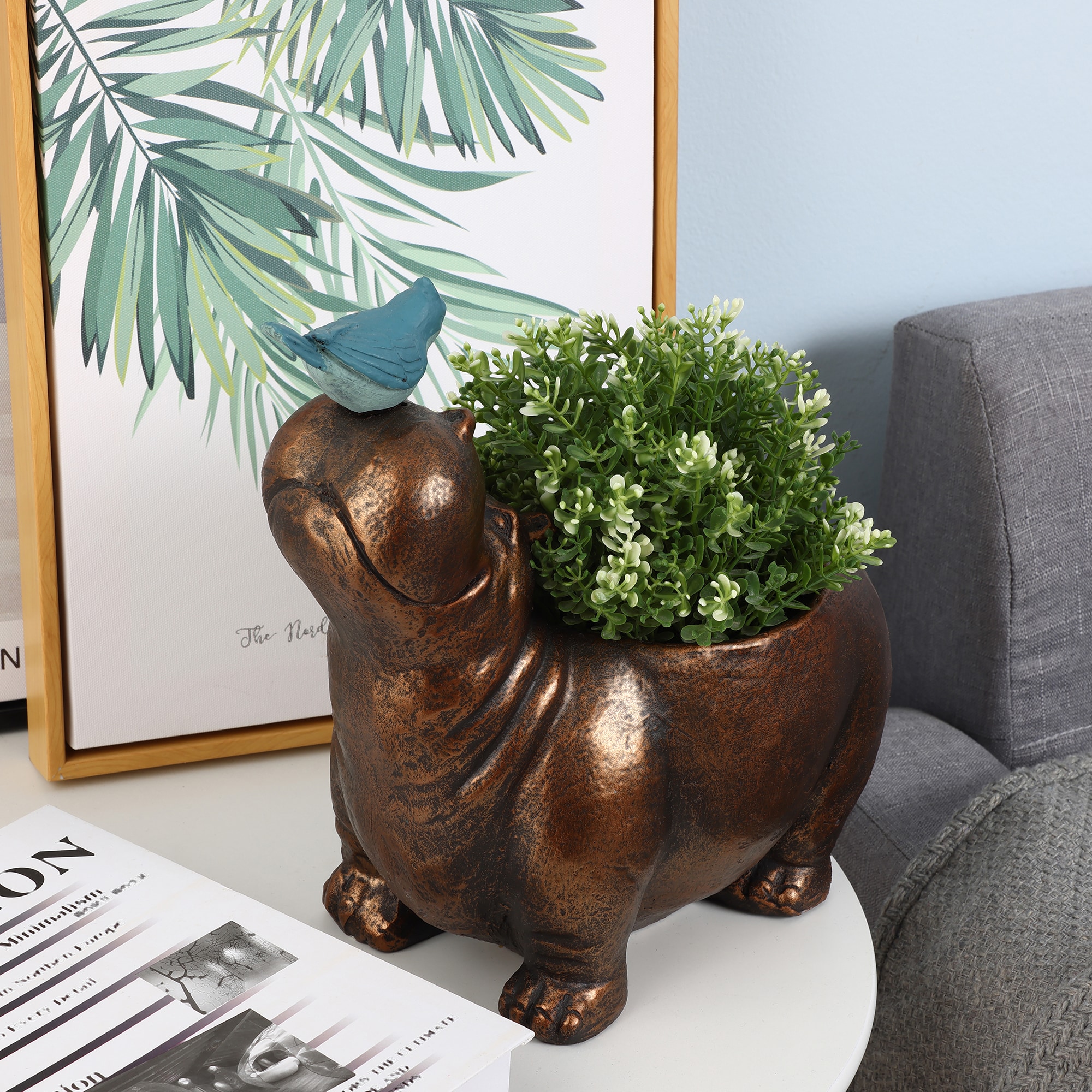 LuxenHome WHPL394 Planter-Window-Box - View #3