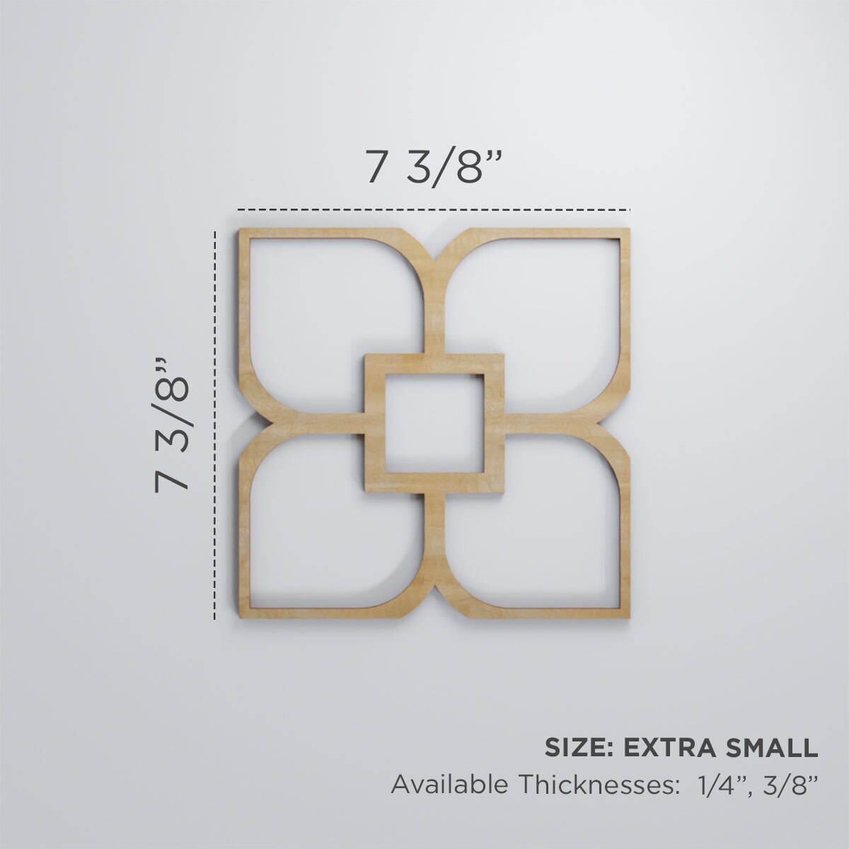 Ekena Millwork WALW08X08X0375OLVCH Wall-Panels - View #3