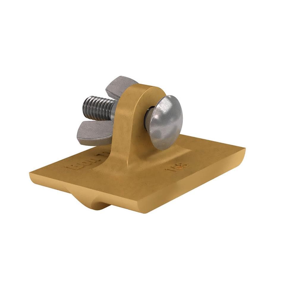 Bon Tool 9 in. x 4 in. Bronze Jumbo Hand Edger with Comfort Wave